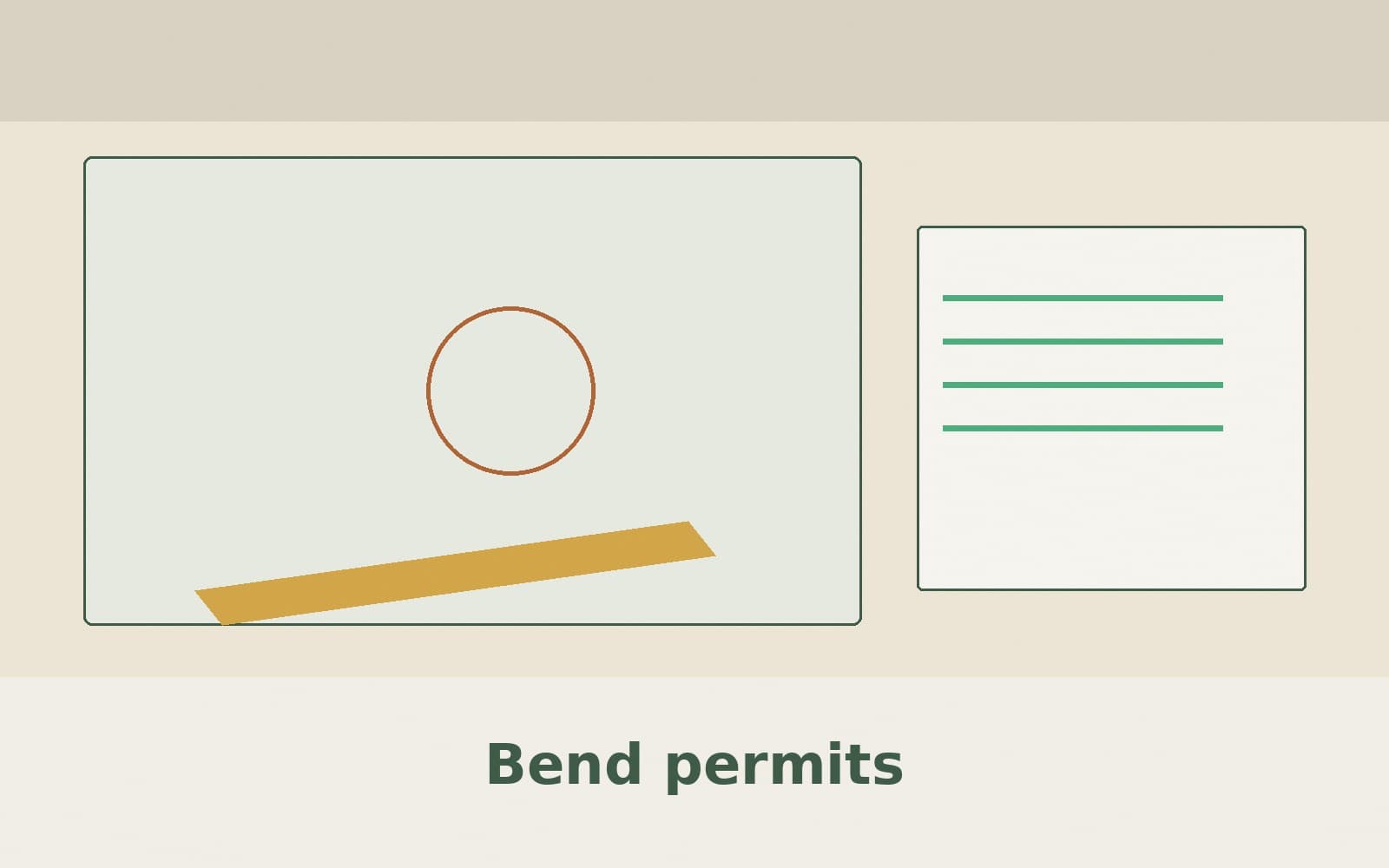 Public notice. Bend’s public permit map service lists 105 permits with an issue date from September 28, 2026, through October 4, 2026.