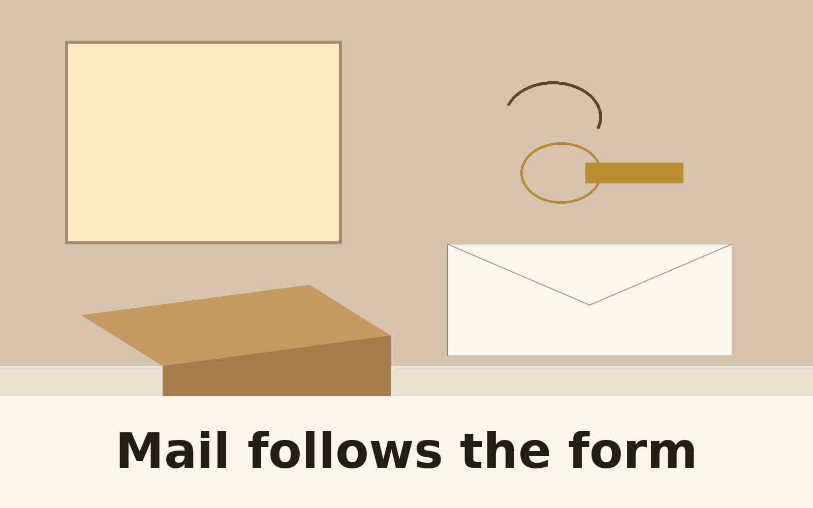 A move is not finished when the boxes are in the new place. Mail still goes to the old one until you tell the post office, and then you still have to tell the people who send the b