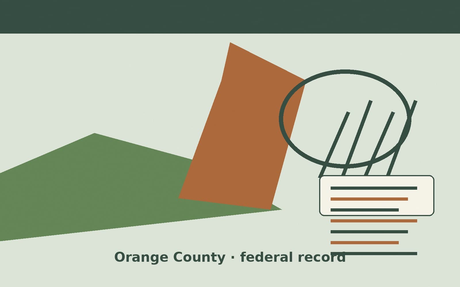 Public notice. Orange County, Texas, has a federal award on the public books. On September 19, 2026, the Department of Agriculture recorded a purchase order of $105,400. The office