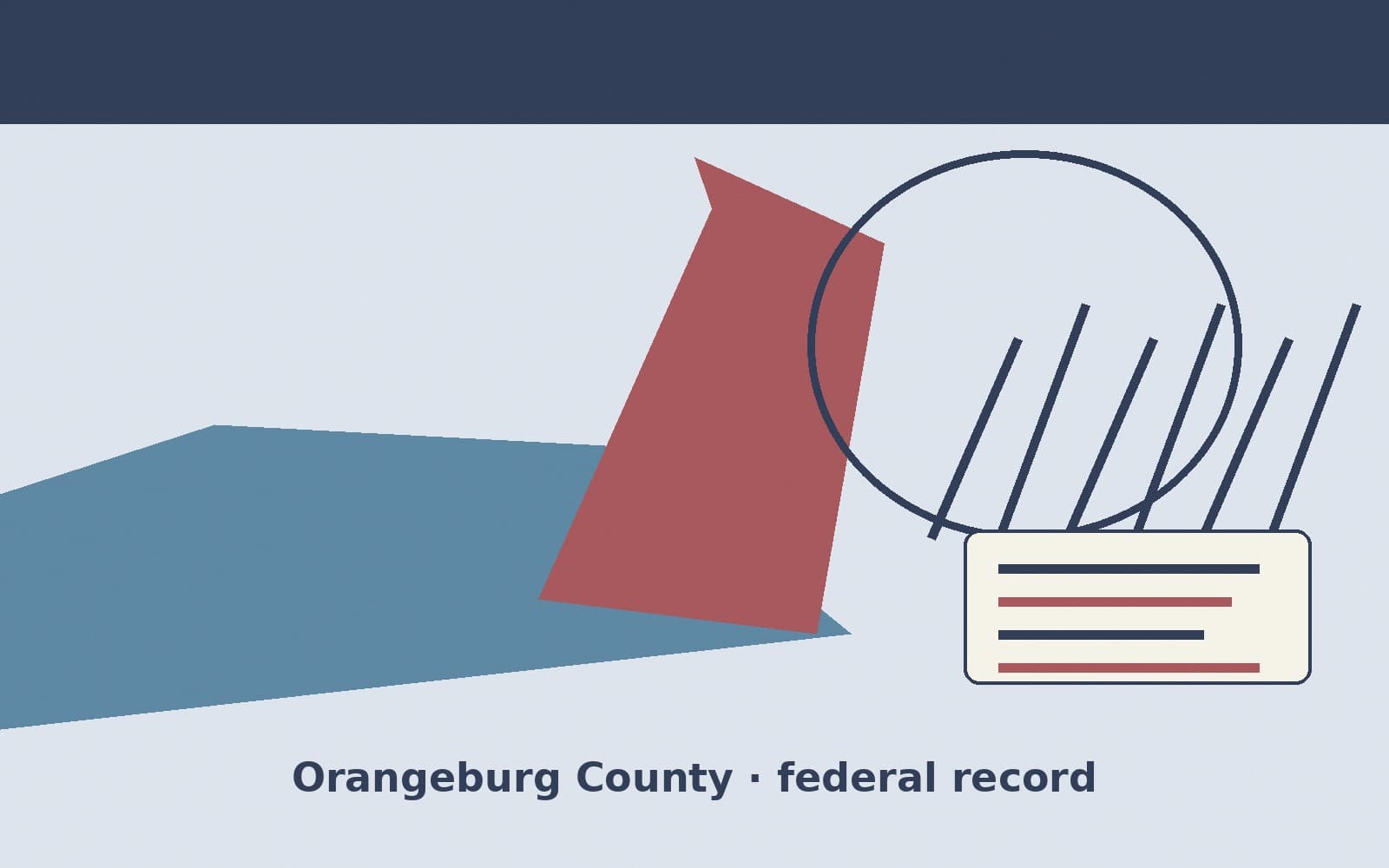 Public notice. Orangeburg County, South Carolina, has a federal award on the public books. On September 18, 2026, the Department of Transportation recorded a formula grant of $33,4