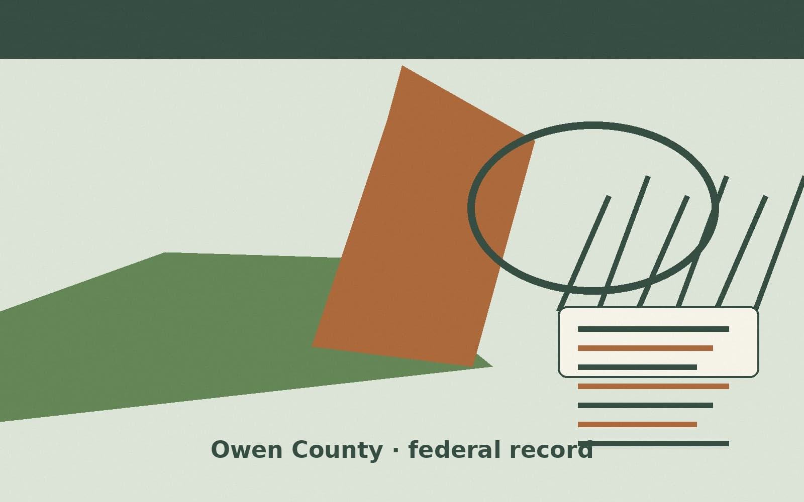 Public notice. Owen County, Indiana, has a federal award on the public books. On September 17, 2026, the Department of Transportation recorded a formula grant of $13,448.76. The of
