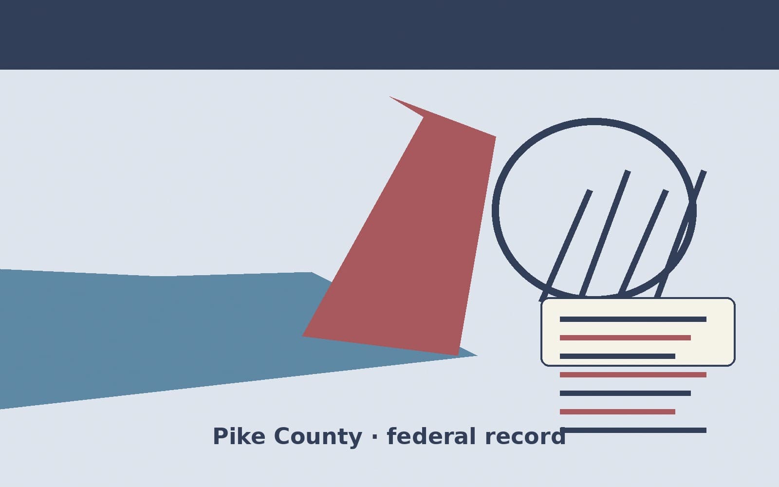 Public notice. Pike County, Alabama, has a federal award on the public books. On September 18, 2026, the Department of Agriculture recorded a delivery order of $64,125. The office