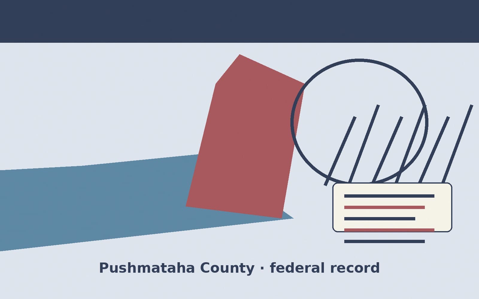 Public notice. Pushmataha County, Oklahoma, has a federal award on the public books. On September 8, 2026, the Department of Transportation recorded a formula grant of $2,000,000.