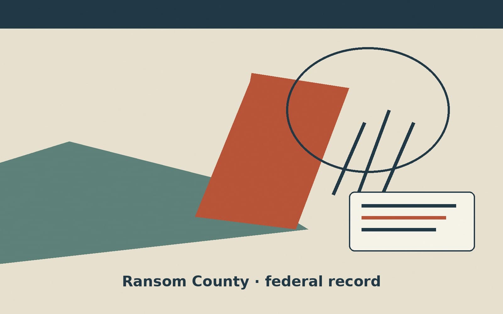 Public notice. Ransom County, North Dakota, has a federal award on the public books. On September 14, 2026, the Department of Transportation recorded a project grant of $123,500. T