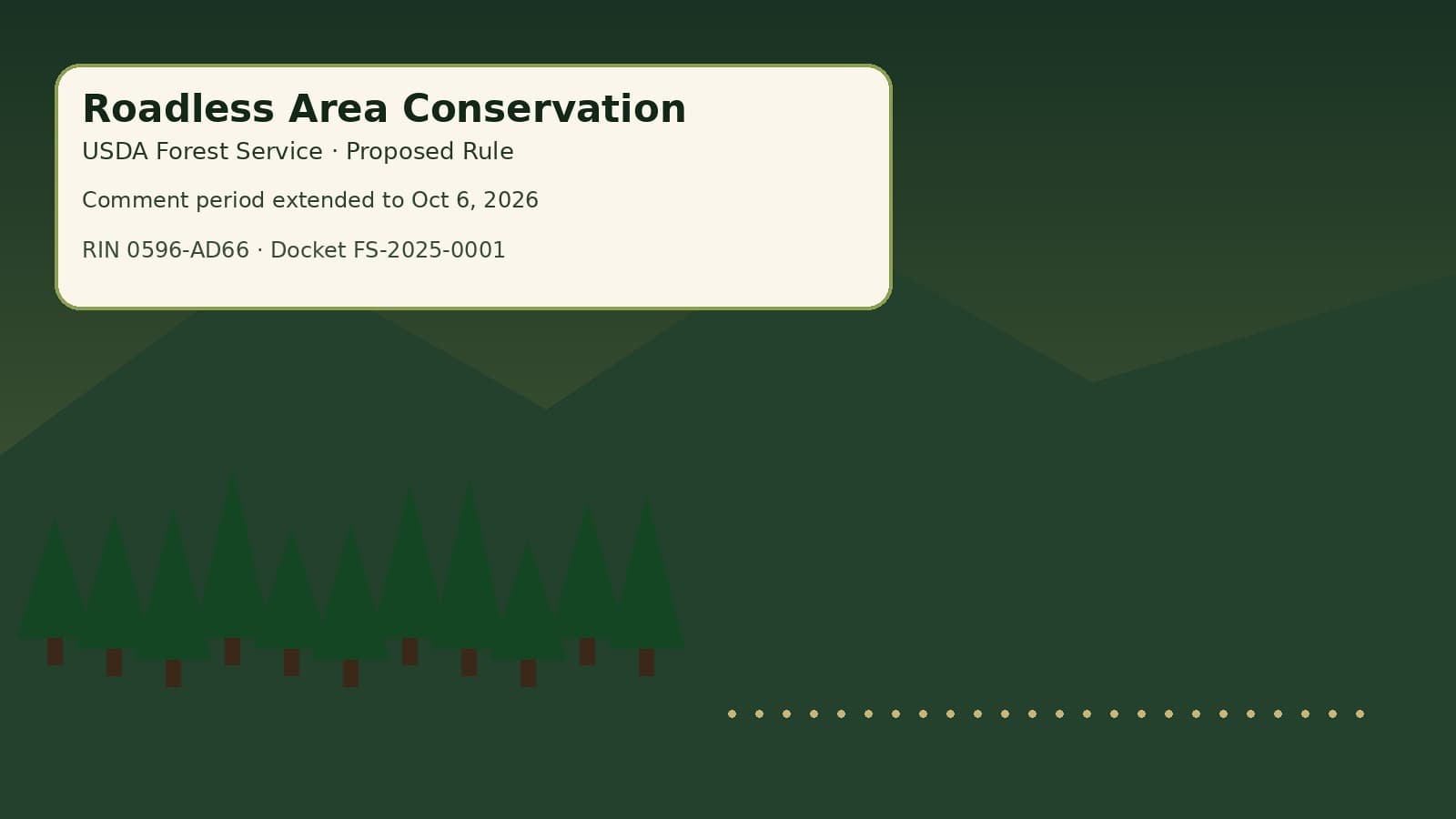 Notice Nearby forest desk paper mural — October 4, 2026