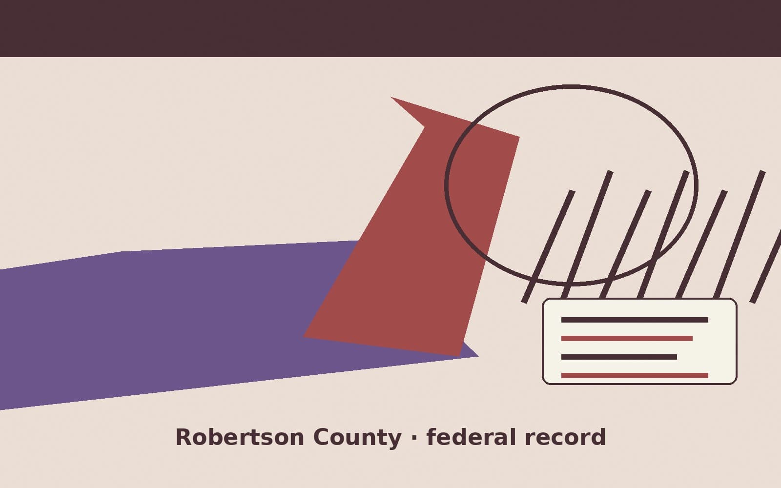 Public notice. Robertson County, Texas, has a federal award on the public books. On August 18, 2026, the Department of Transportation recorded a formula grant of $320,000. The offi