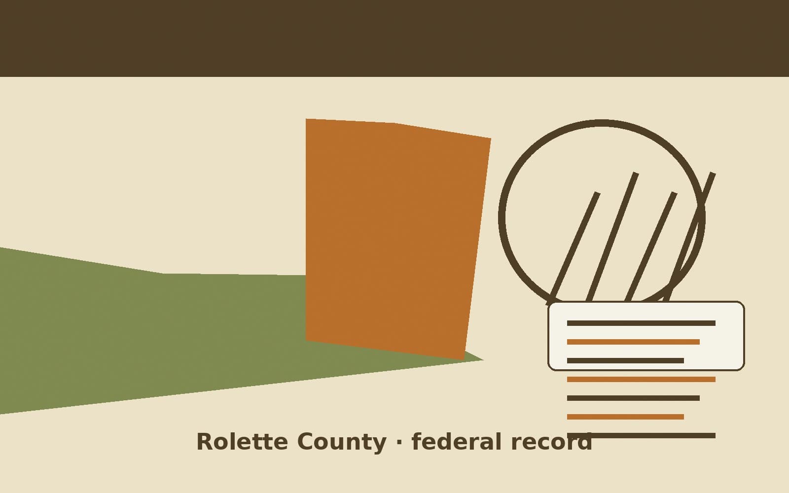 Public notice. Rolette County, North Dakota, has a federal award on the public books. On September 28, 2026, the General Services Administration recorded a blanket-purchase call of