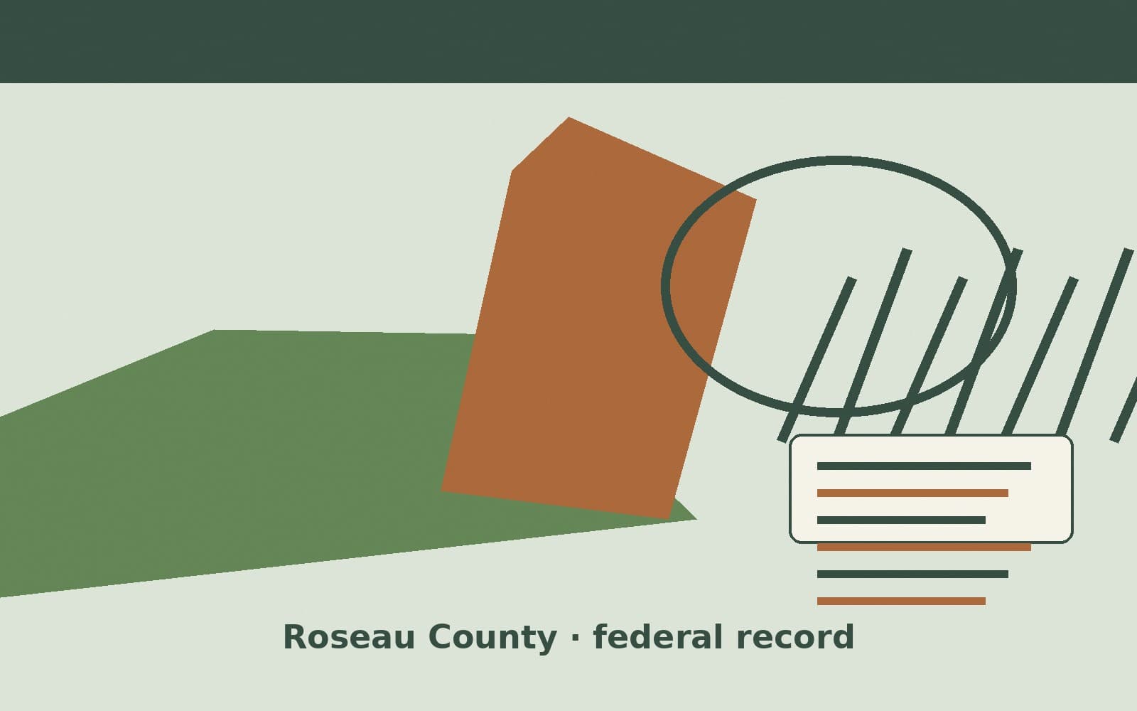 Public notice. Roseau County, Minnesota, has a federal award on the public books. On September 22, 2026, the General Services Administration recorded a delivery order of $1,153,721