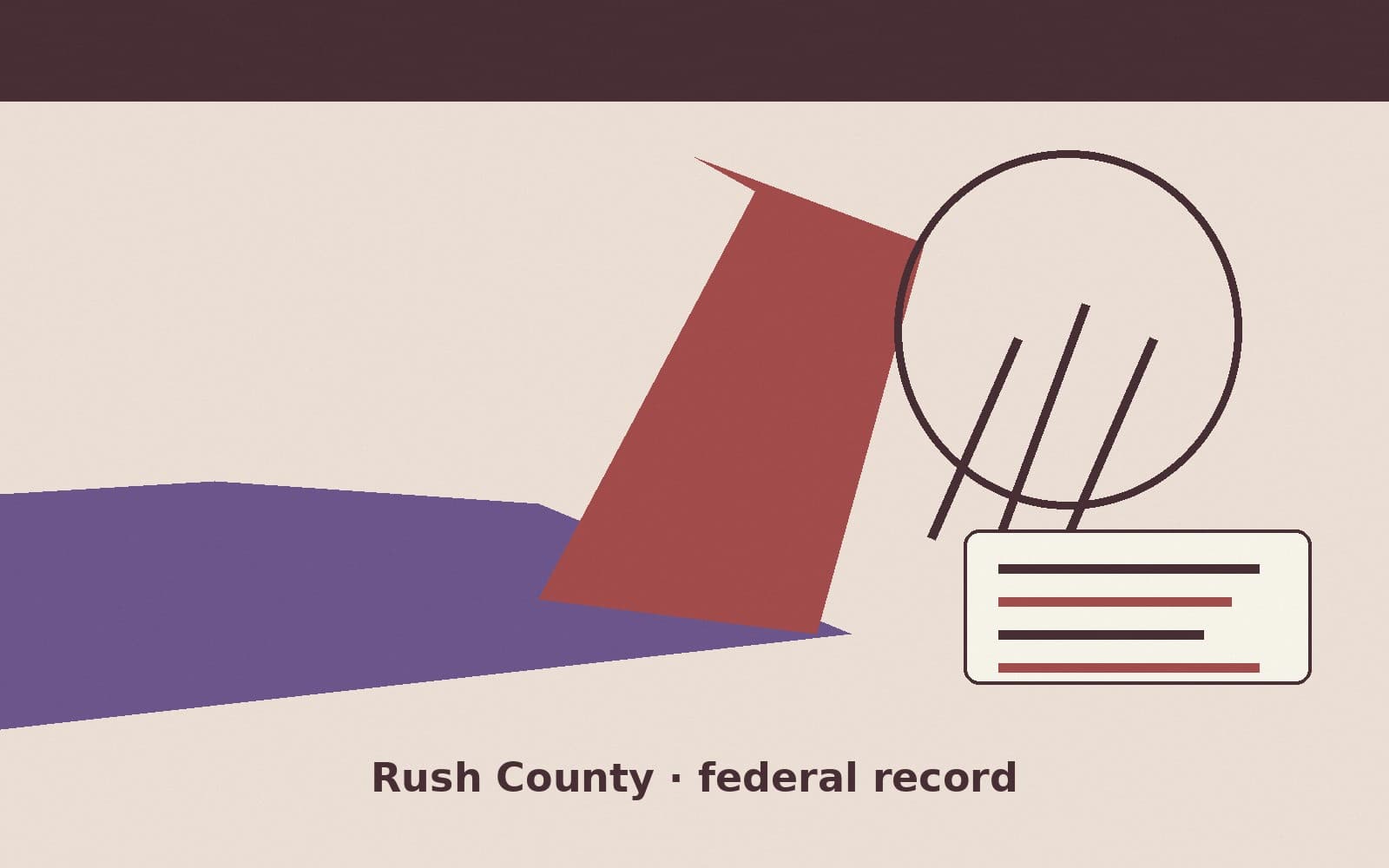 Public notice. Rush County, Kansas, has a federal award on the public books. On September 16, 2026, the Department of Transportation recorded a formula grant of $2,344,180.60. The