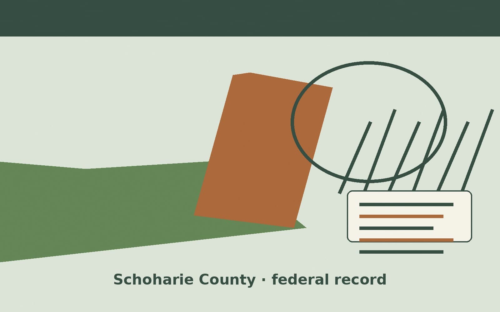 Public notice. Schoharie County, New York, has a federal award on the public books. On September 15, 2026, the Environmental Protection Agency recorded a delivery order of $790,158