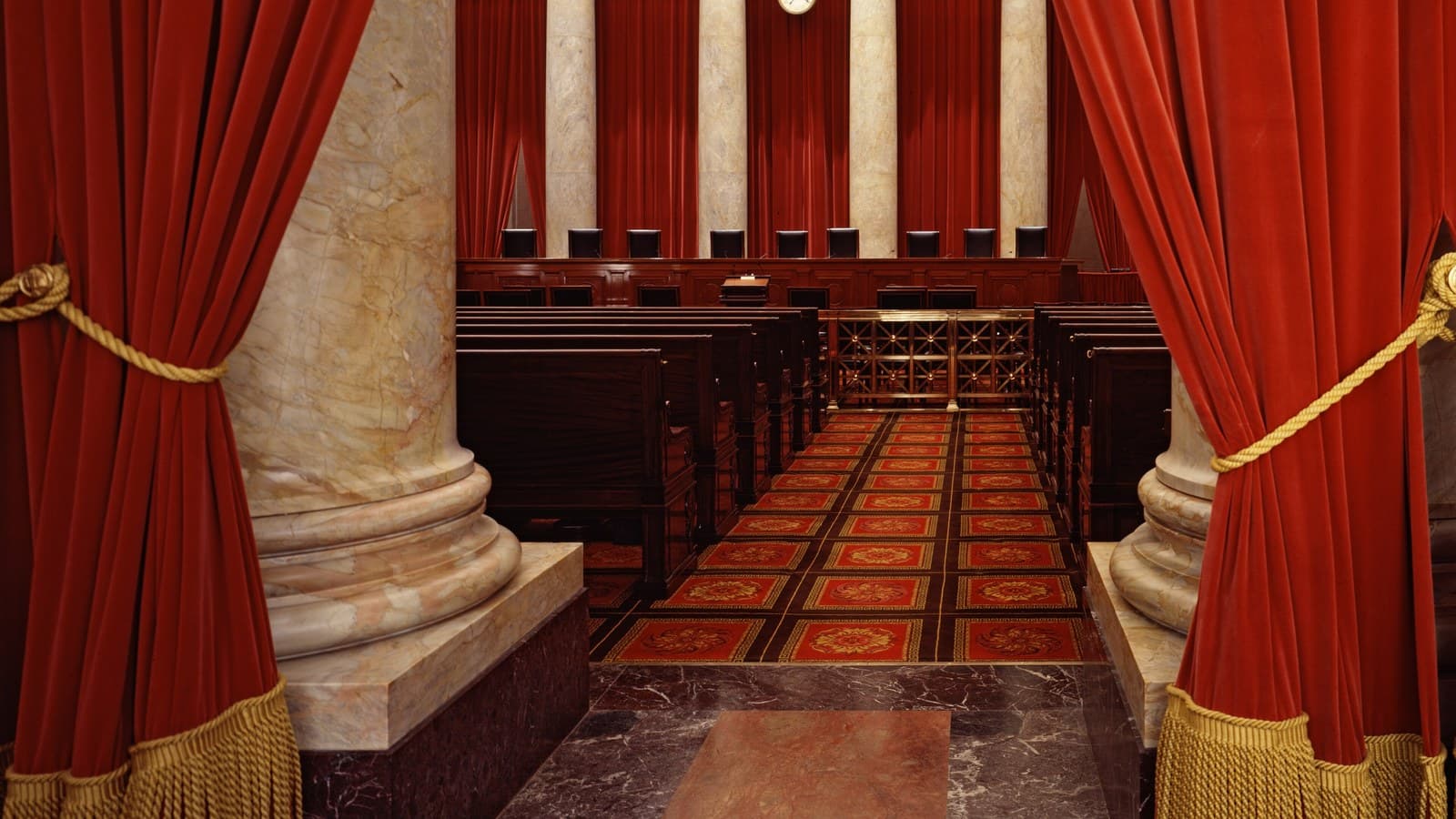 Interior of the U.S. Supreme Court, Washington, D.C. (file photo).