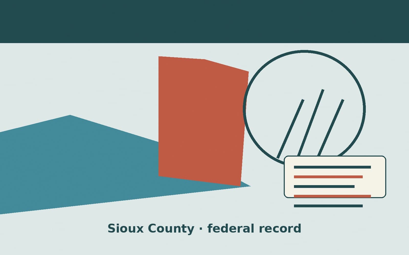 Public notice. Sioux County, North Dakota, has a federal award on the public books. On September 24, 2026, the Department of Health and Human Services recorded a purchase order of