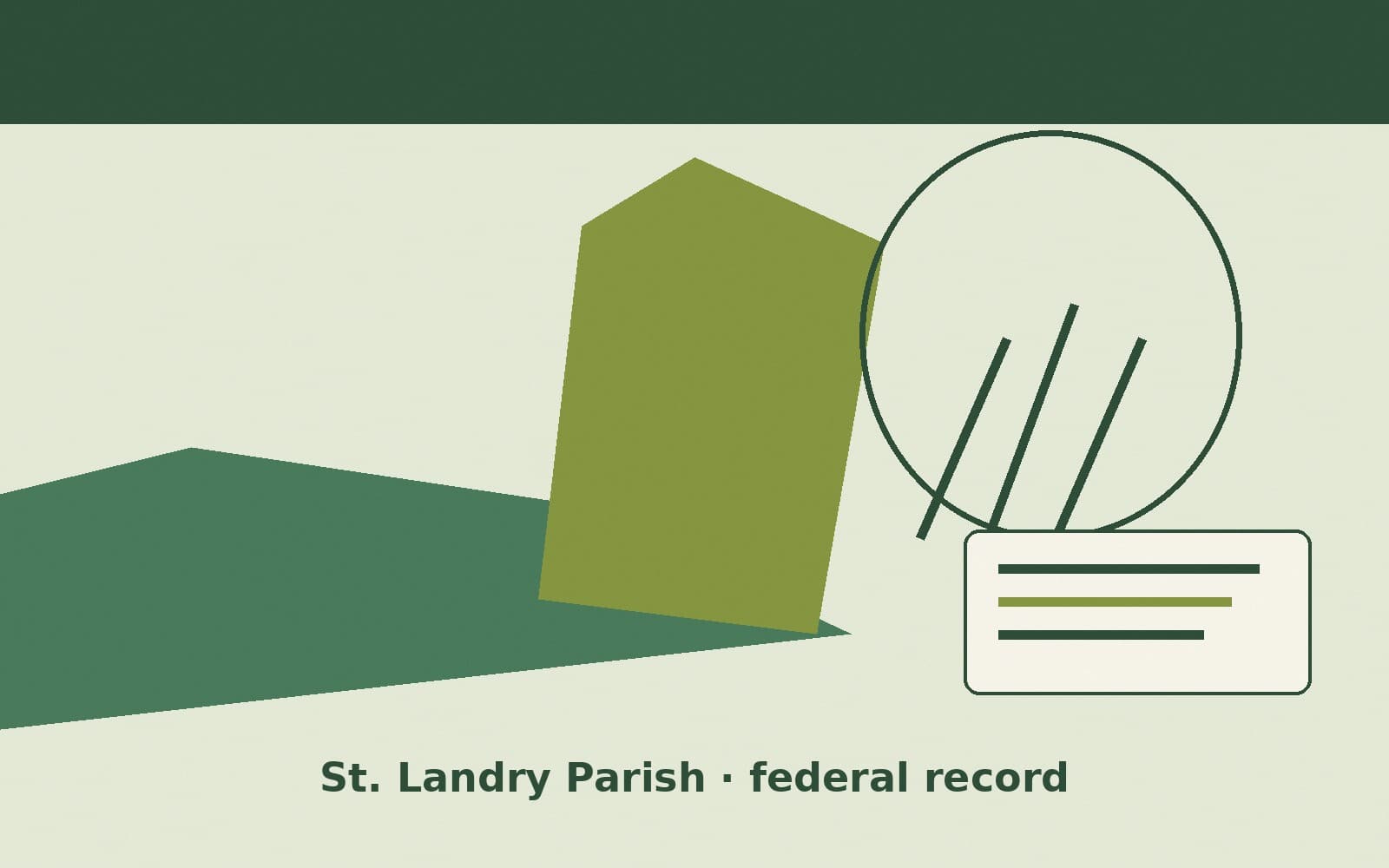 Public notice. St. Landry Parish, Louisiana, has a federal award on the public books. On September 24, 2026, the Department of Health and Human Services recorded a project grant of