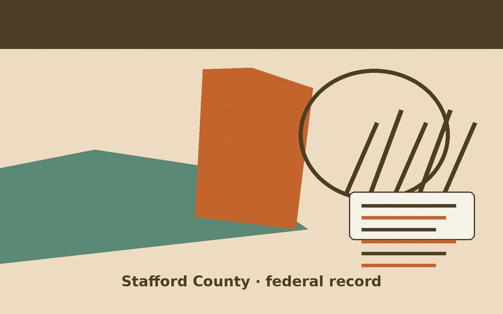 Public notice. Stafford County, Kansas, has a federal award on the public books. On September 25, 2026, the Department of the Interior recorded a delivery order of $30,940. The off