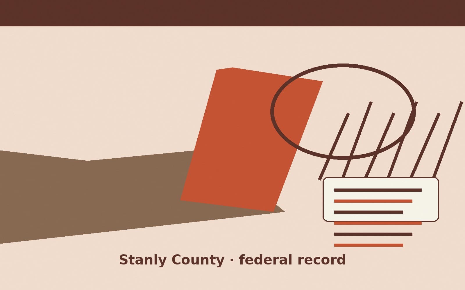 Public notice. Stanly County, North Carolina, has a federal award on the public books. On October 1, 2026, the General Services Administration recorded a purchase order of $300. Th