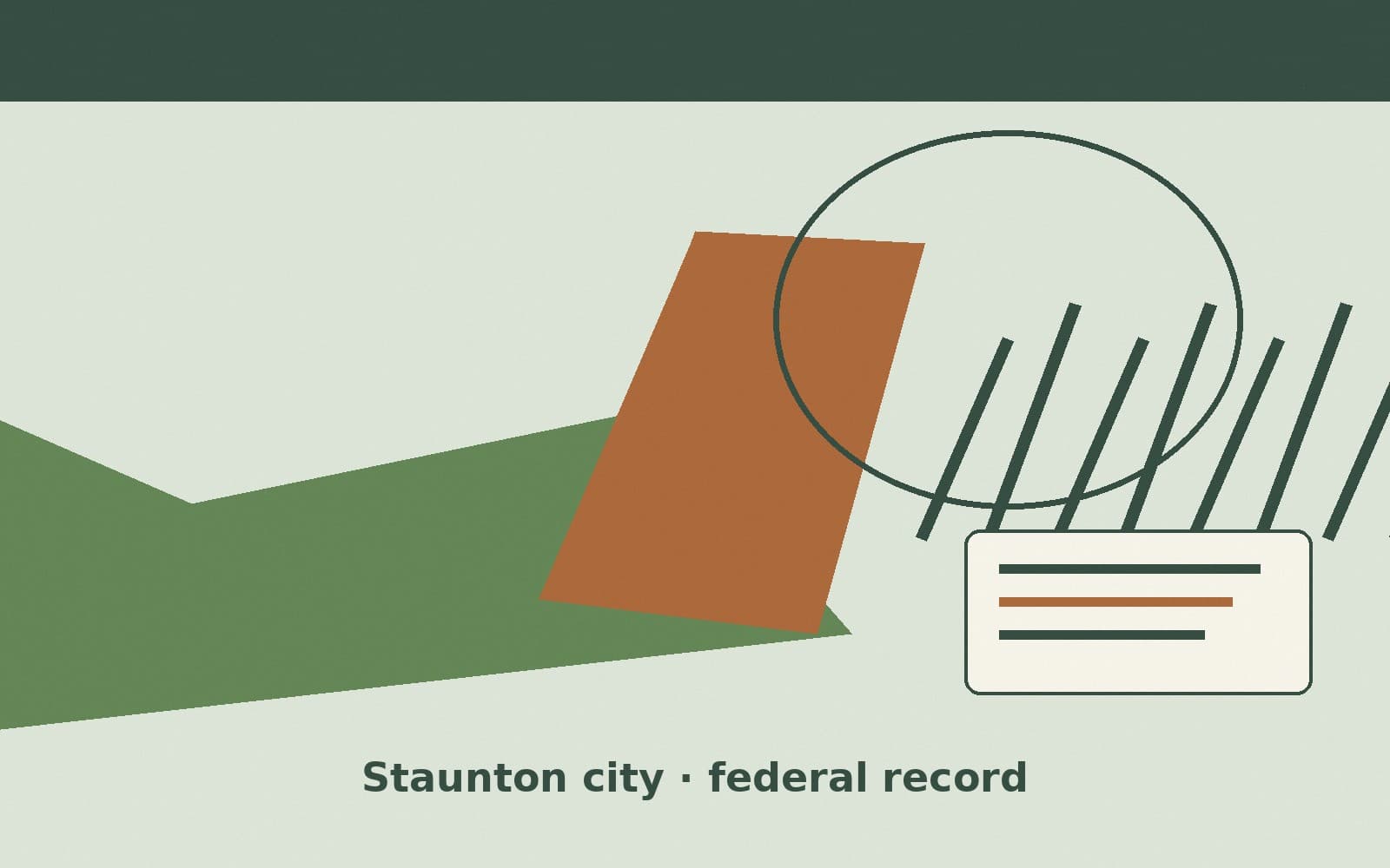 Public notice. Staunton city, Virginia, has a federal award on the public books. On September 23, 2026, the Department of Transportation recorded a formula grant of $38,051.38. The