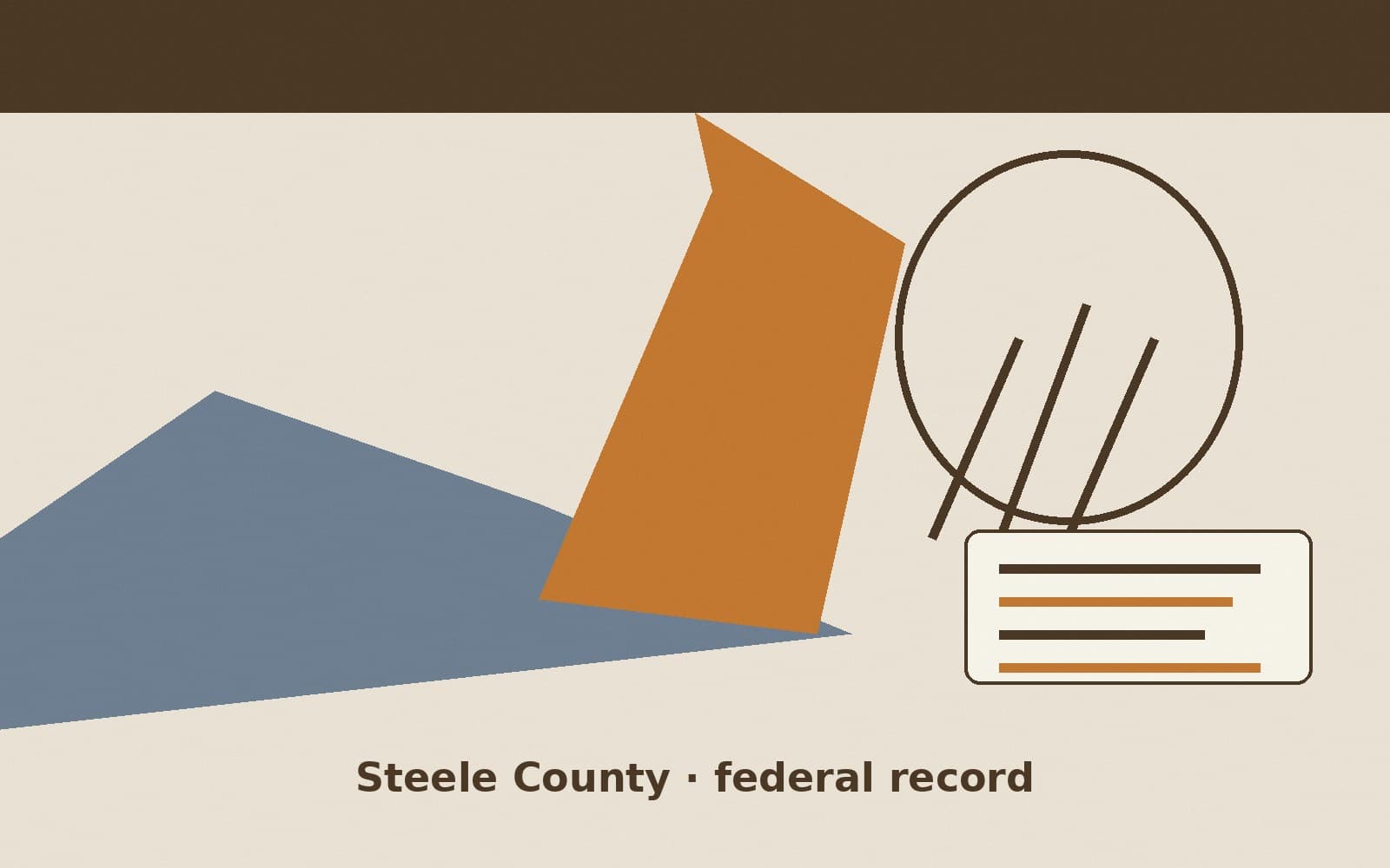 Public notice. Steele County, Minnesota, has a federal award on the public books. On September 30, 2026, the Department of Justice recorded a delivery order of $20,958. The office