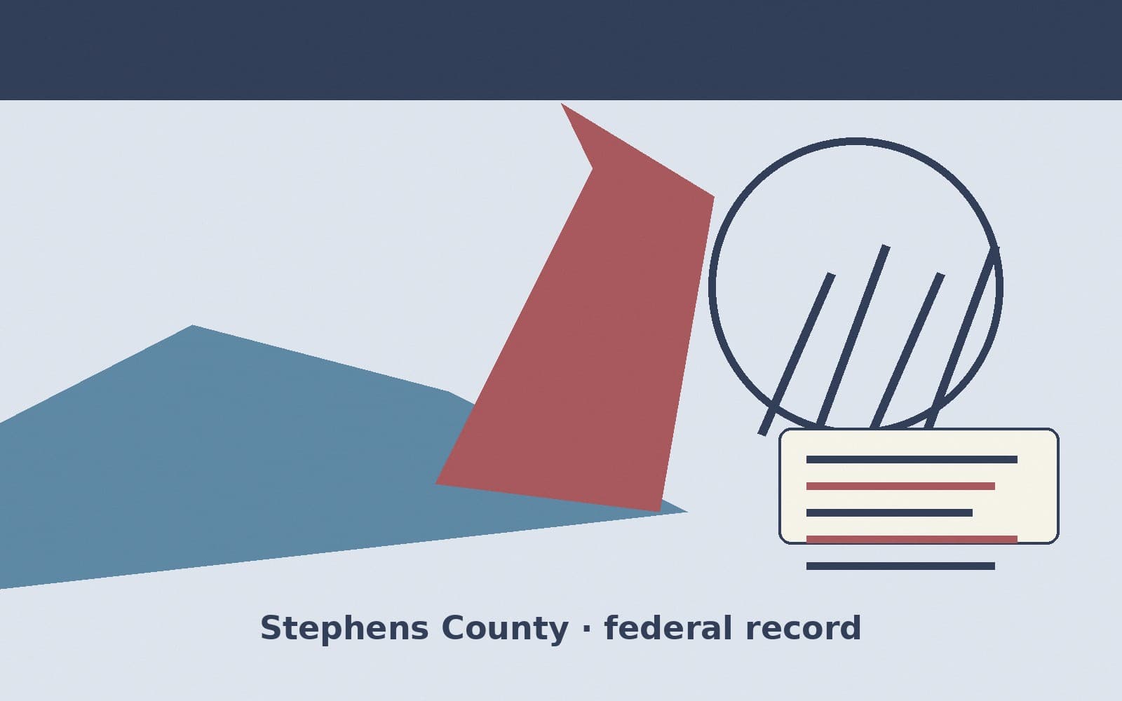 Public notice. Stephens County, Texas, has a federal award on the public books. On August 18, 2026, the Department of Housing and Urban Development recorded a formula grant of $998