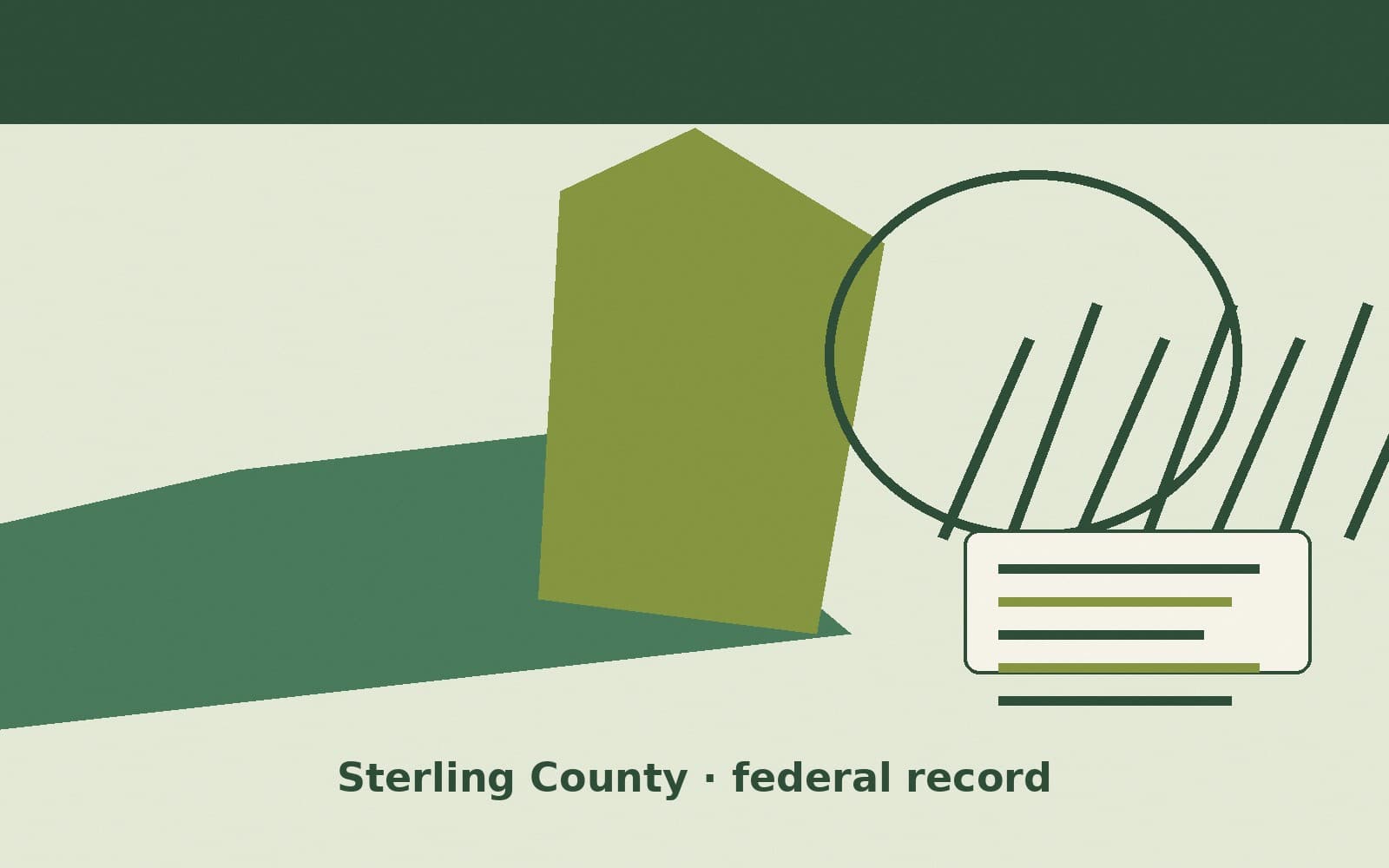 Public notice. Sterling County, Texas, has a federal award on the public books. On August 17, 2026, the Department of Education recorded a formula grant of $34,766. The recipient o
