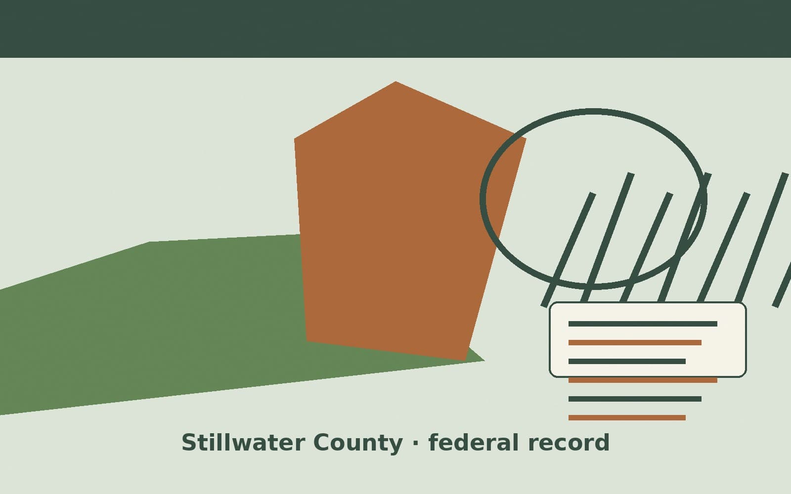Public notice. Stillwater County, Montana, has a federal award on the public books. On September 29, 2026, the Department of Homeland Security recorded a definitive contract of $5,
