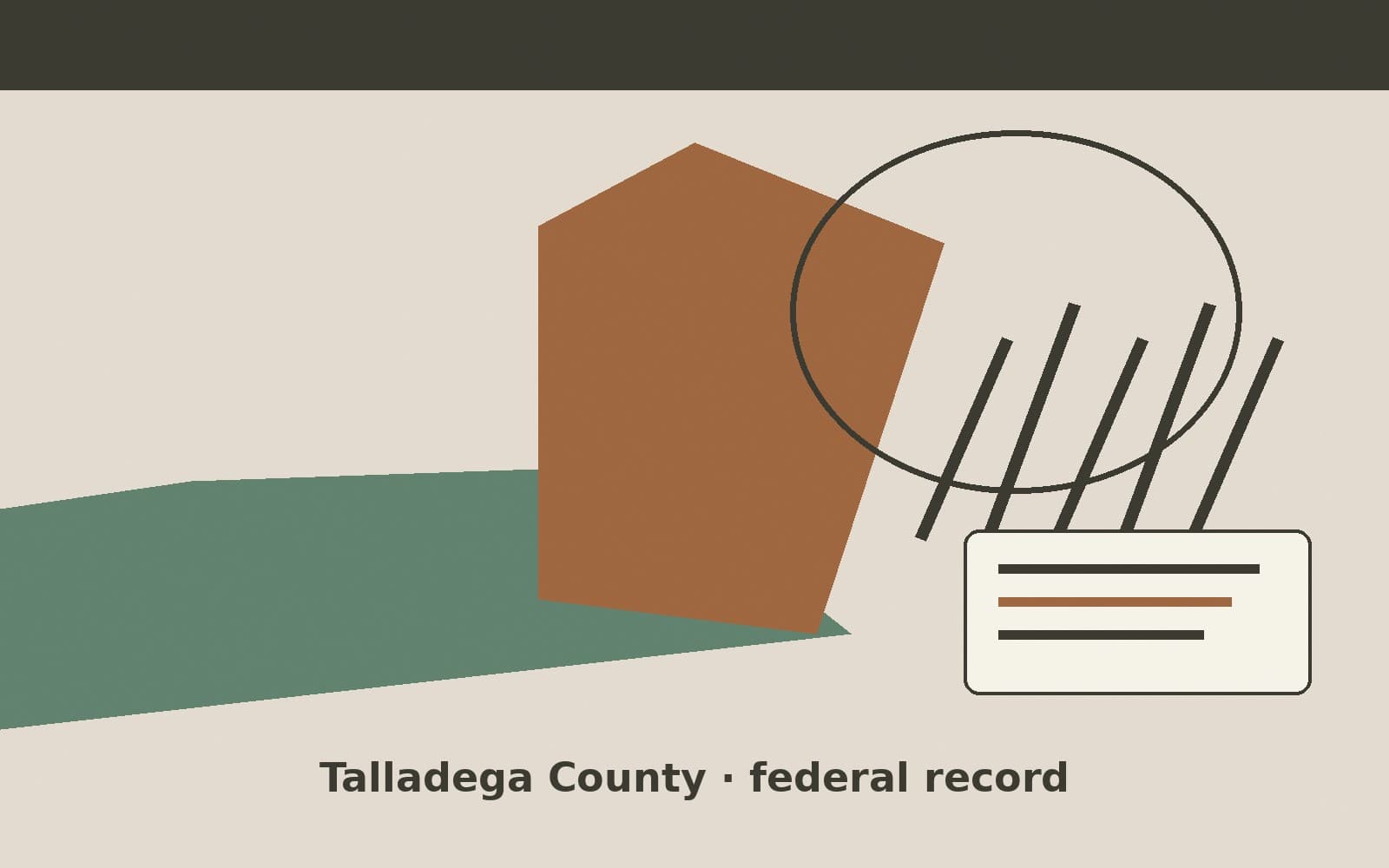 Public notice. Talladega County, Alabama, has a federal award on the public books. On September 22, 2026, the Department of Justice recorded a delivery order of $37,986. The office