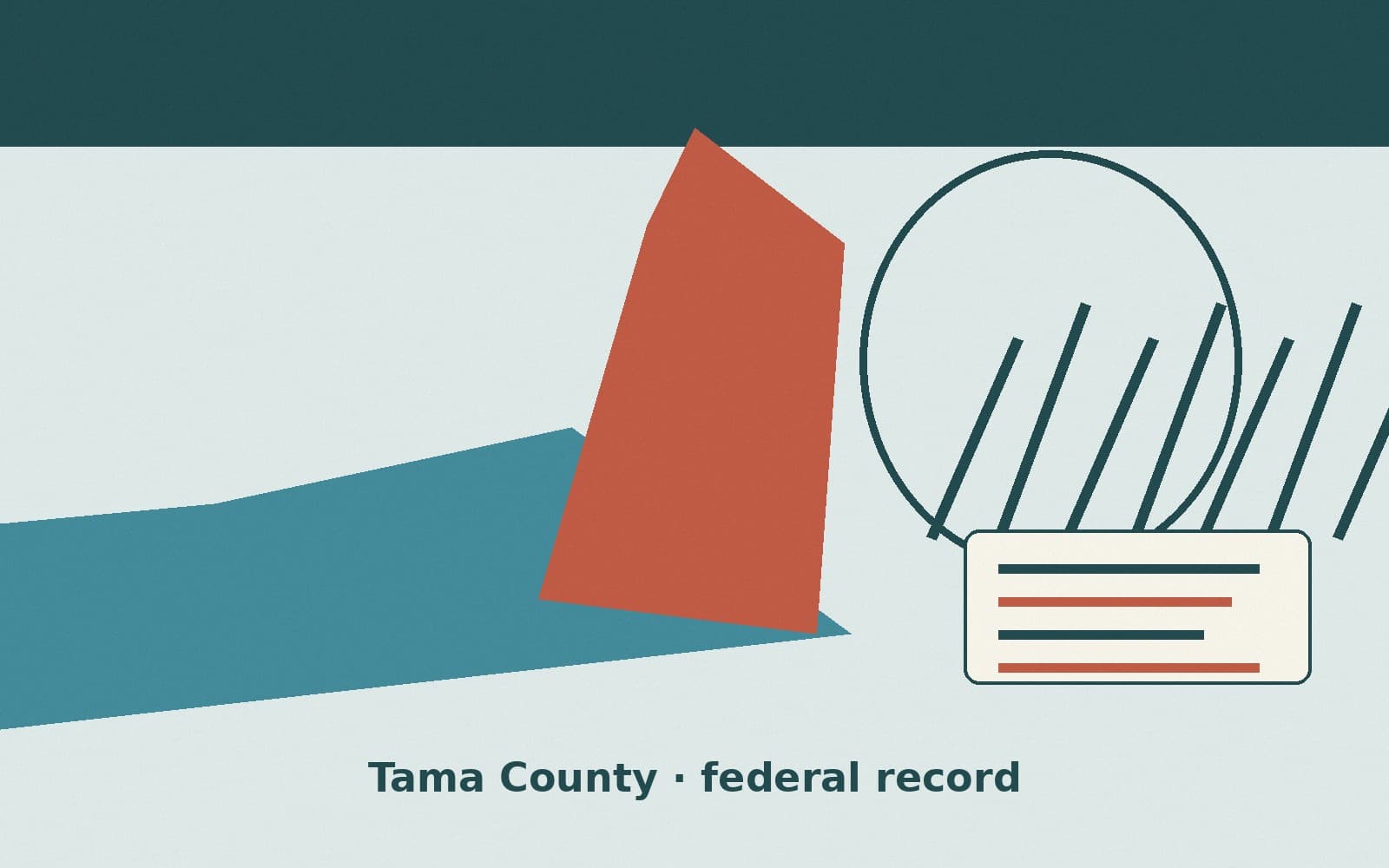 Public notice. Tama County, Iowa, has a federal award on the public books. On August 11, 2026, the Department of Education recorded a formula grant of $49,140. The office on the re