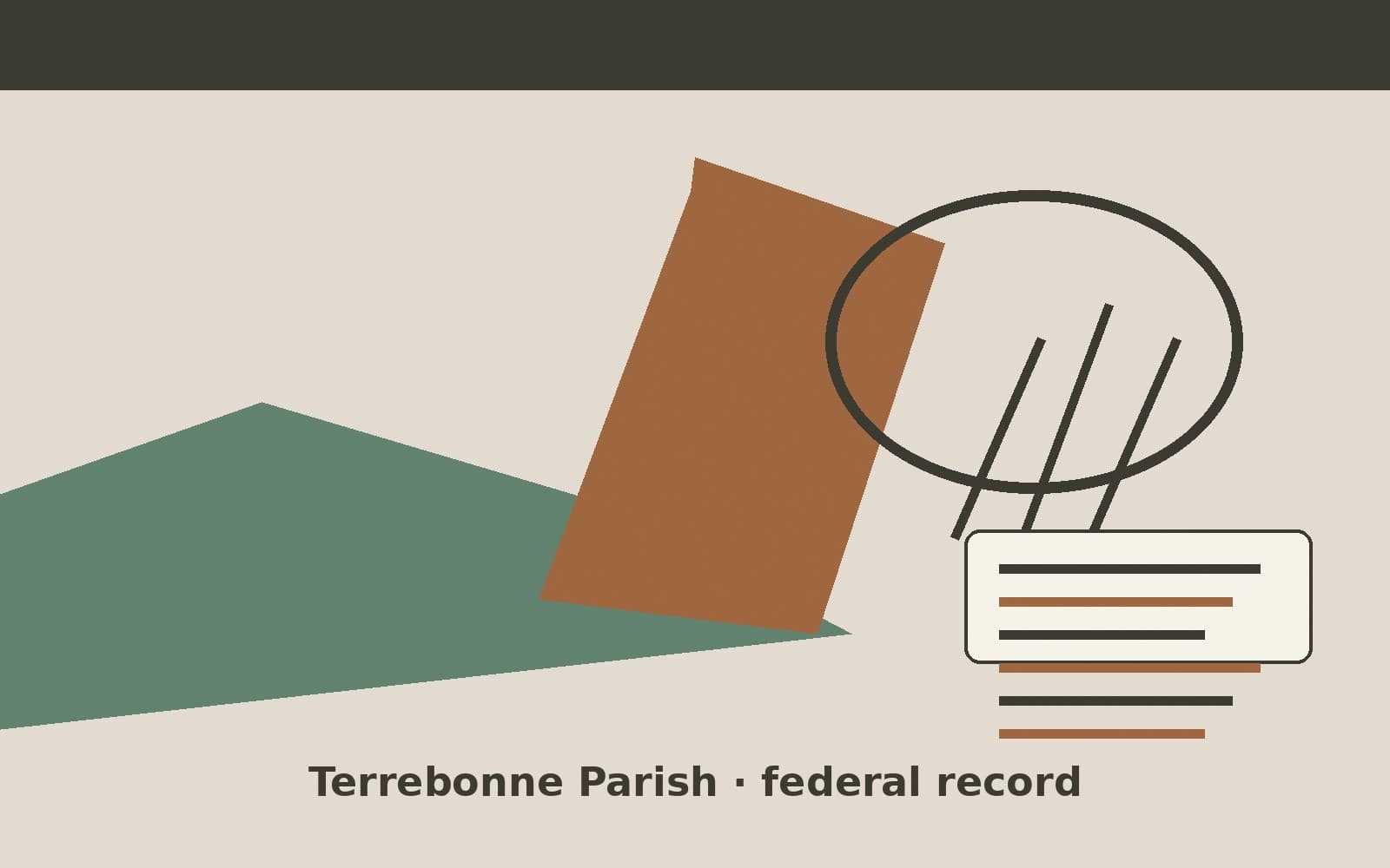 Public notice. Terrebonne Parish, Louisiana, has a federal award on the public books. On September 30, 2026, the Department of Homeland Security recorded a delivery order of $24,00