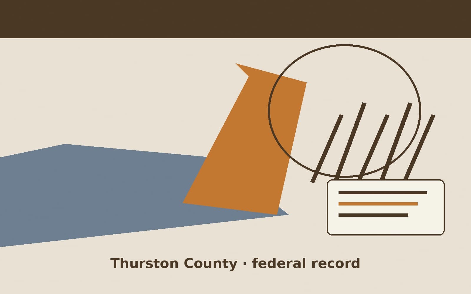Public notice. Thurston County, Nebraska, has a federal award on the public books. On September 29, 2026, the Department of the Treasury recorded a purchase order of $240,213.08. T