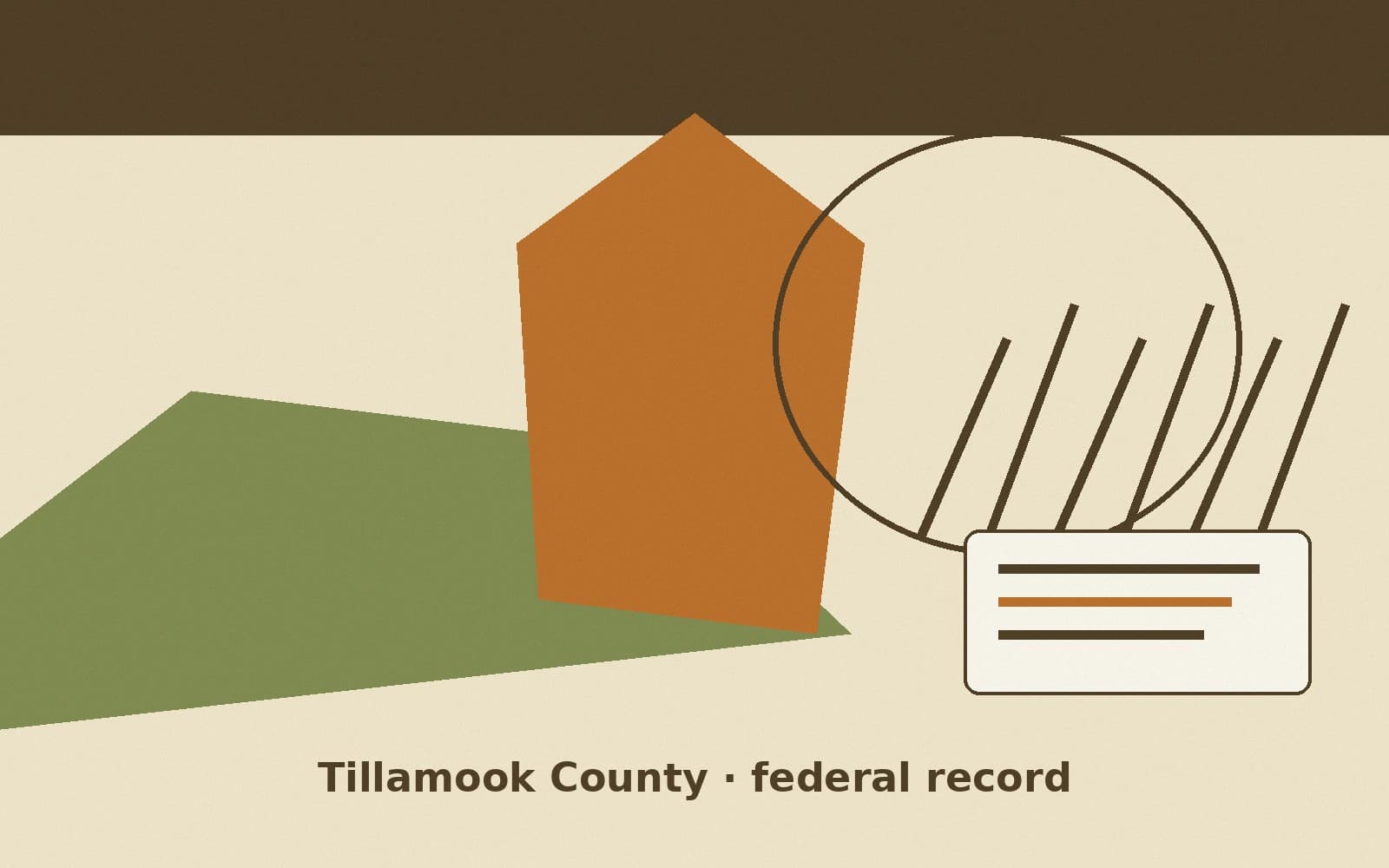 Public notice. Tillamook County, Oregon, has a federal award on the public books. On September 22, 2026, the Department of Commerce recorded a project grant of $499,975. The office