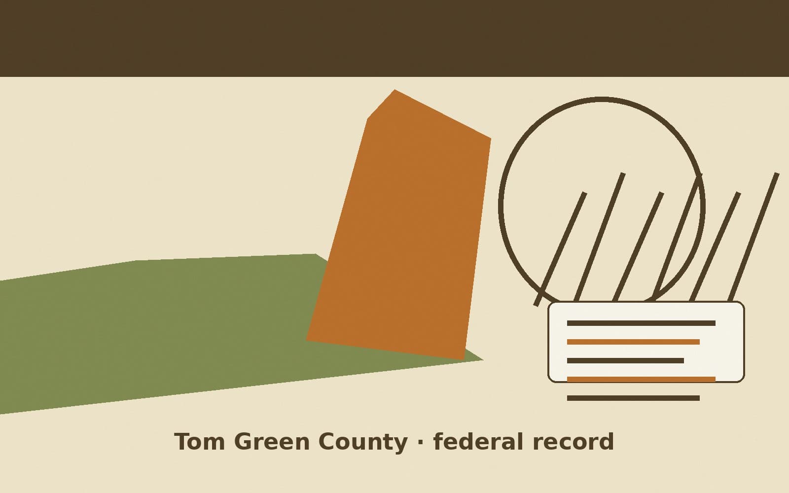 Public notice. Tom Green County, Texas, has a federal award on the public books. On September 30, 2026, the Consumer Product Safety Commission recorded a purchase order of $15,312.