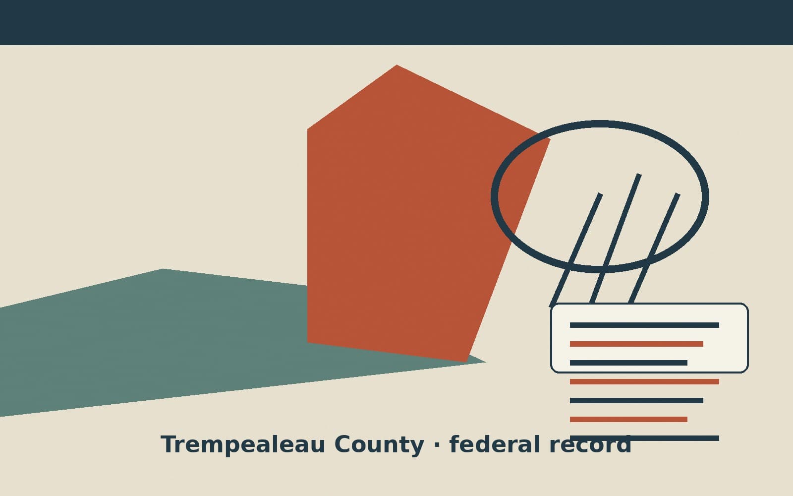 Public notice. Trempealeau County, Wisconsin, has a federal award on the public books. On September 25, 2026, the Department of the Interior recorded a purchase order of $21,397. T