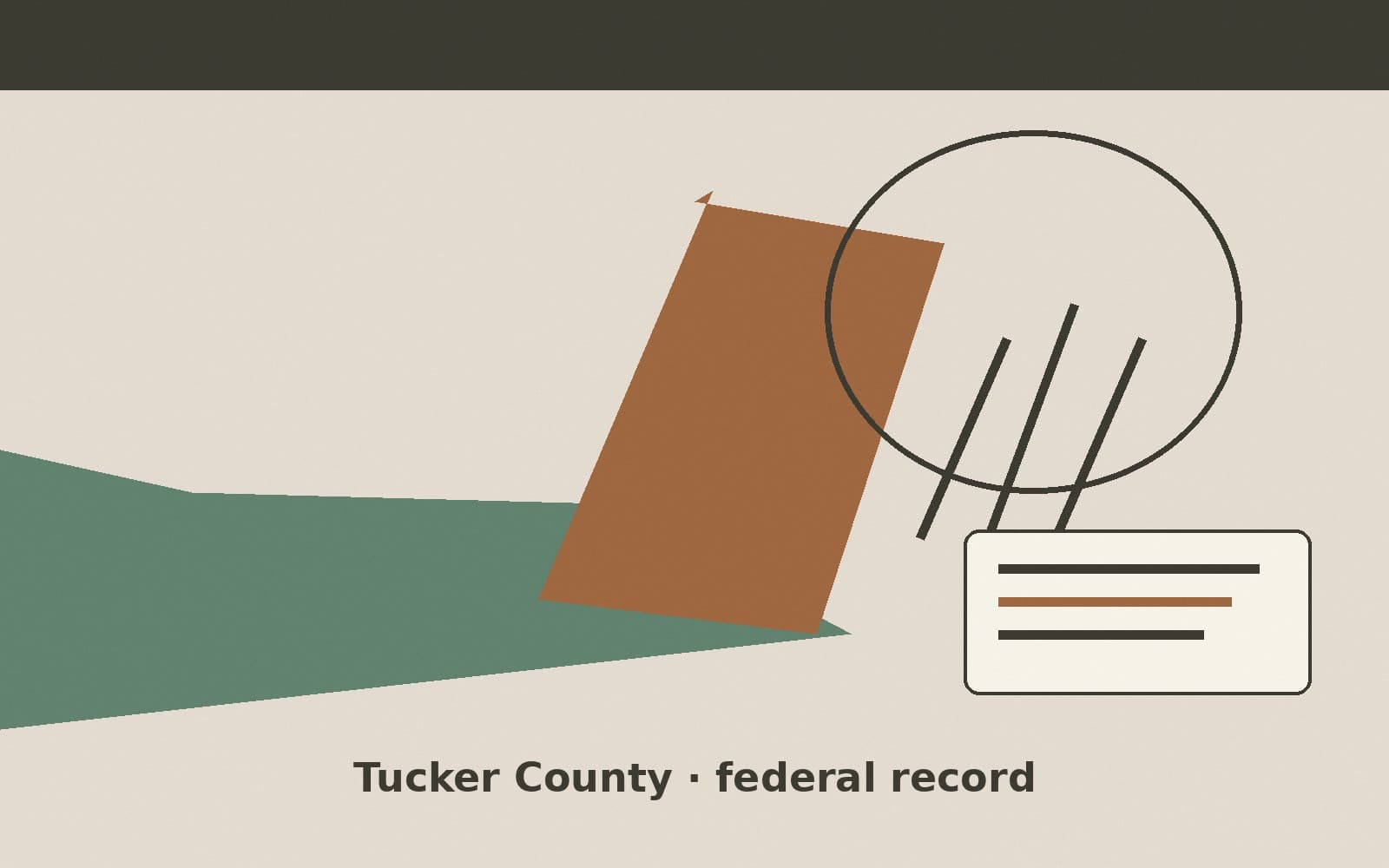 Public notice. Tucker County, West Virginia, has a federal award on the public books. On September 25, 2026, the Department of the Interior recorded a purchase order of $7,837. The
