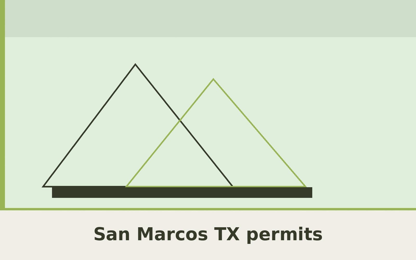 Public notice. San Marcos, Texas, lists 46 building permits with an issued date from September 27, 2026, through October 3, 2026. The newest issued date in that set is October 2, 2