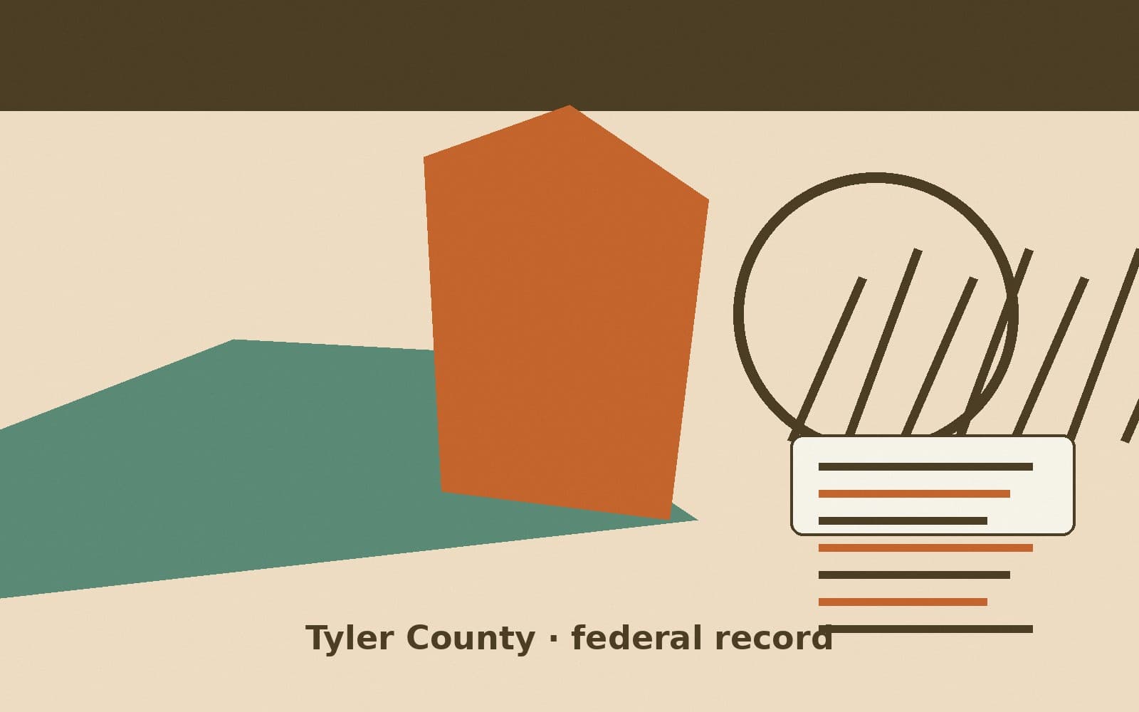 Public notice. Tyler County, West Virginia, has a federal award on the public books. On September 2, 2026, the Department of Transportation recorded a project grant of $13,330.56.