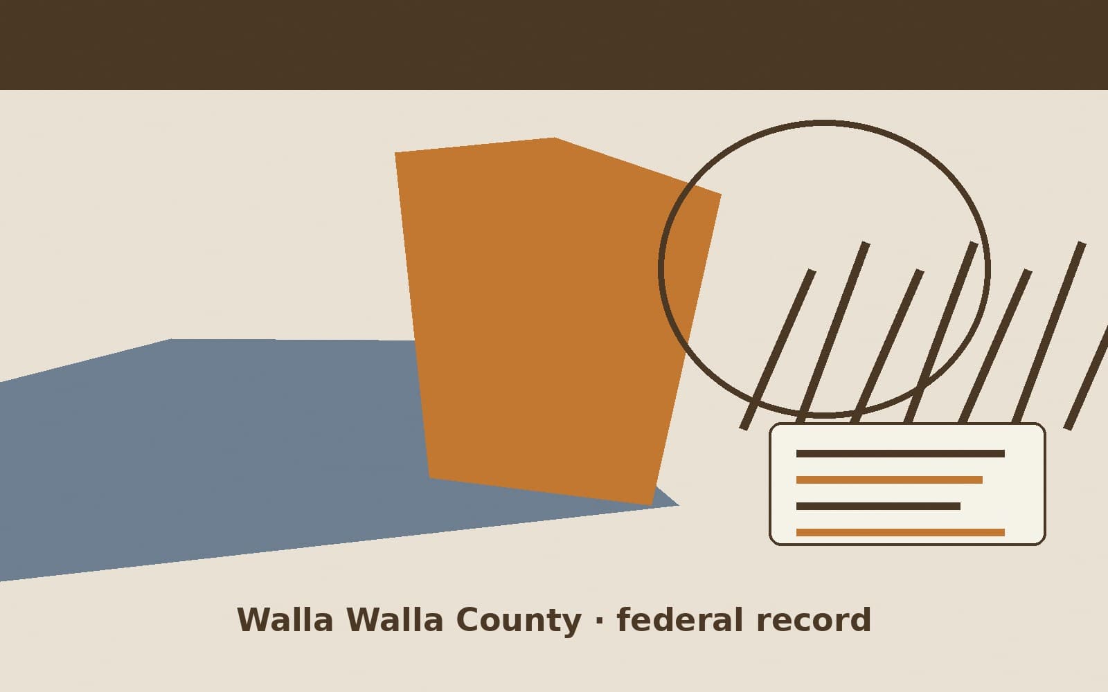 Public notice. Walla Walla County, Washington, has a federal award on the public books. On October 1, 2026, the Department of Veterans Affairs recorded a purchase order of $5,268.