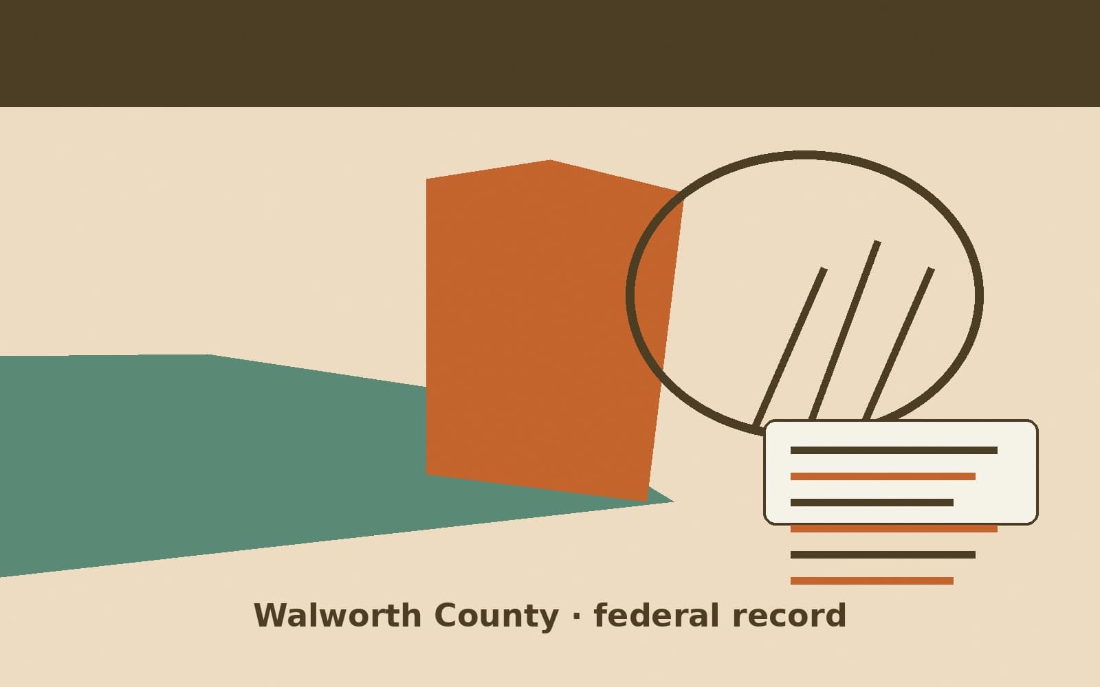 Public notice. Walworth County, South Dakota, has a federal award on the public books. On September 10, 2026, the Department of Health and Human Services recorded a definitive cont