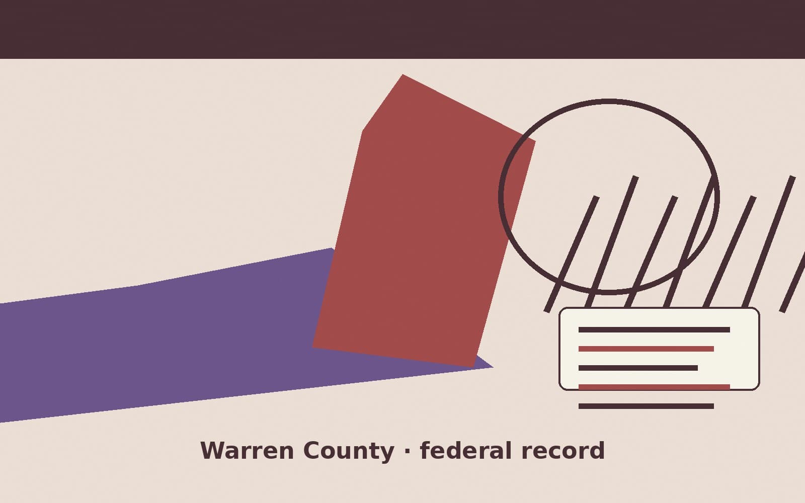 Public notice. Warren County, Pennsylvania, has a federal award on the public books. On September 30, 2026, the Department of Agriculture recorded a definitive contract of $62,179.