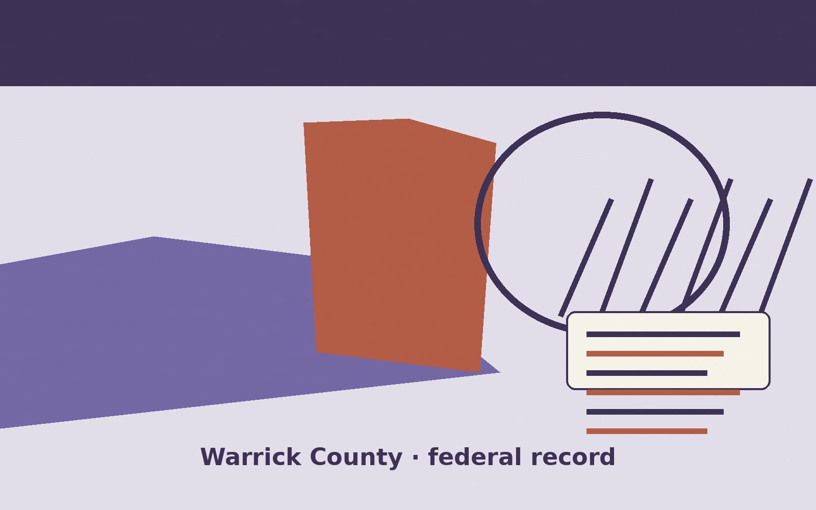 Public notice. Warrick County, Indiana, has a federal award on the public books. On September 22, 2026, the National Aeronautics and Space Administration recorded a delivery order