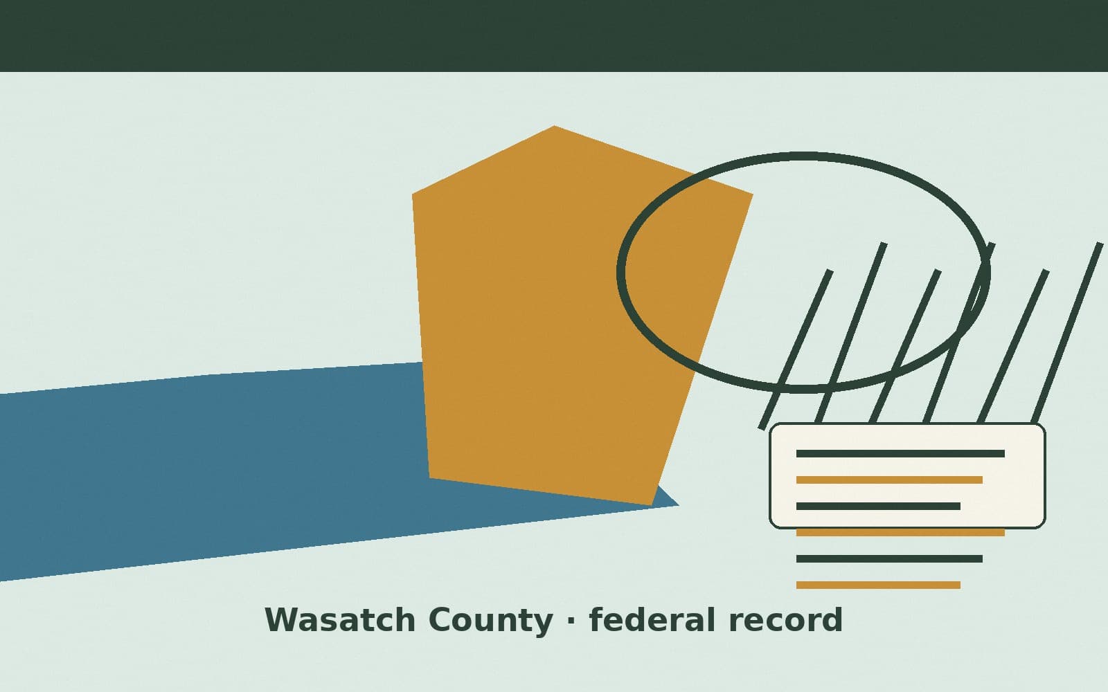 Public notice. Wasatch County, Utah, has a federal award on the public books. On September 30, 2026, the Department of Agriculture recorded a delivery order of $154,340. The office