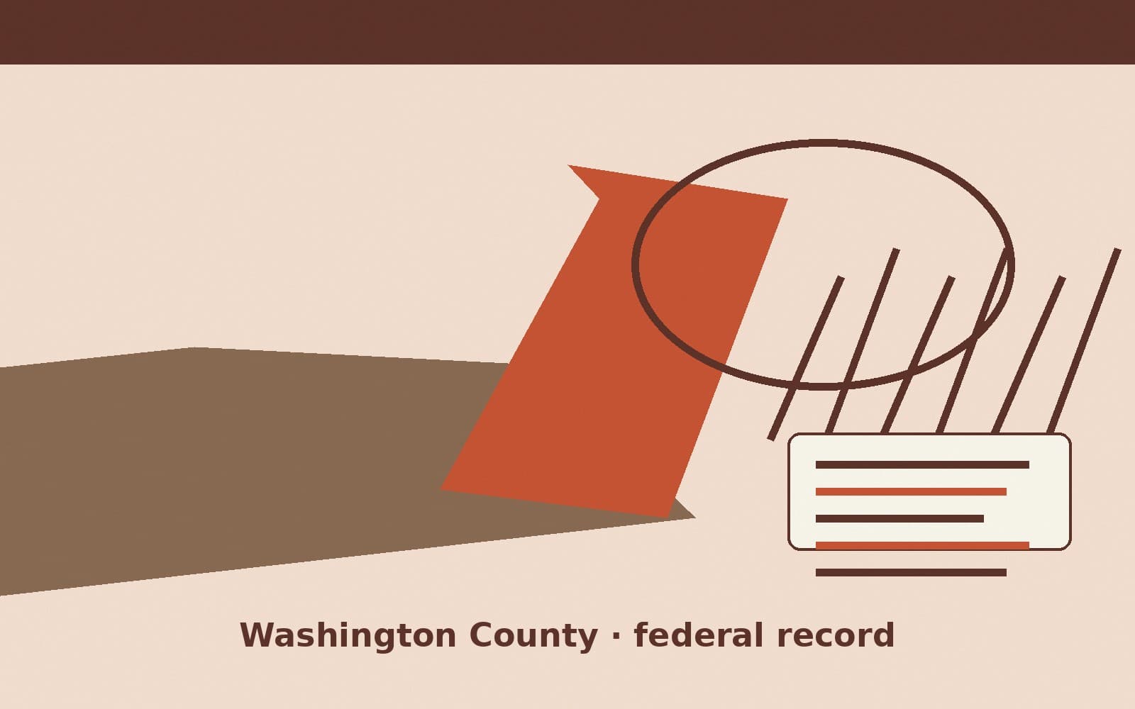 Public notice. Washington County, Maryland, has a federal award on the public books. On September 25, 2026, the Department of the Interior recorded a definitive contract of $2,013,