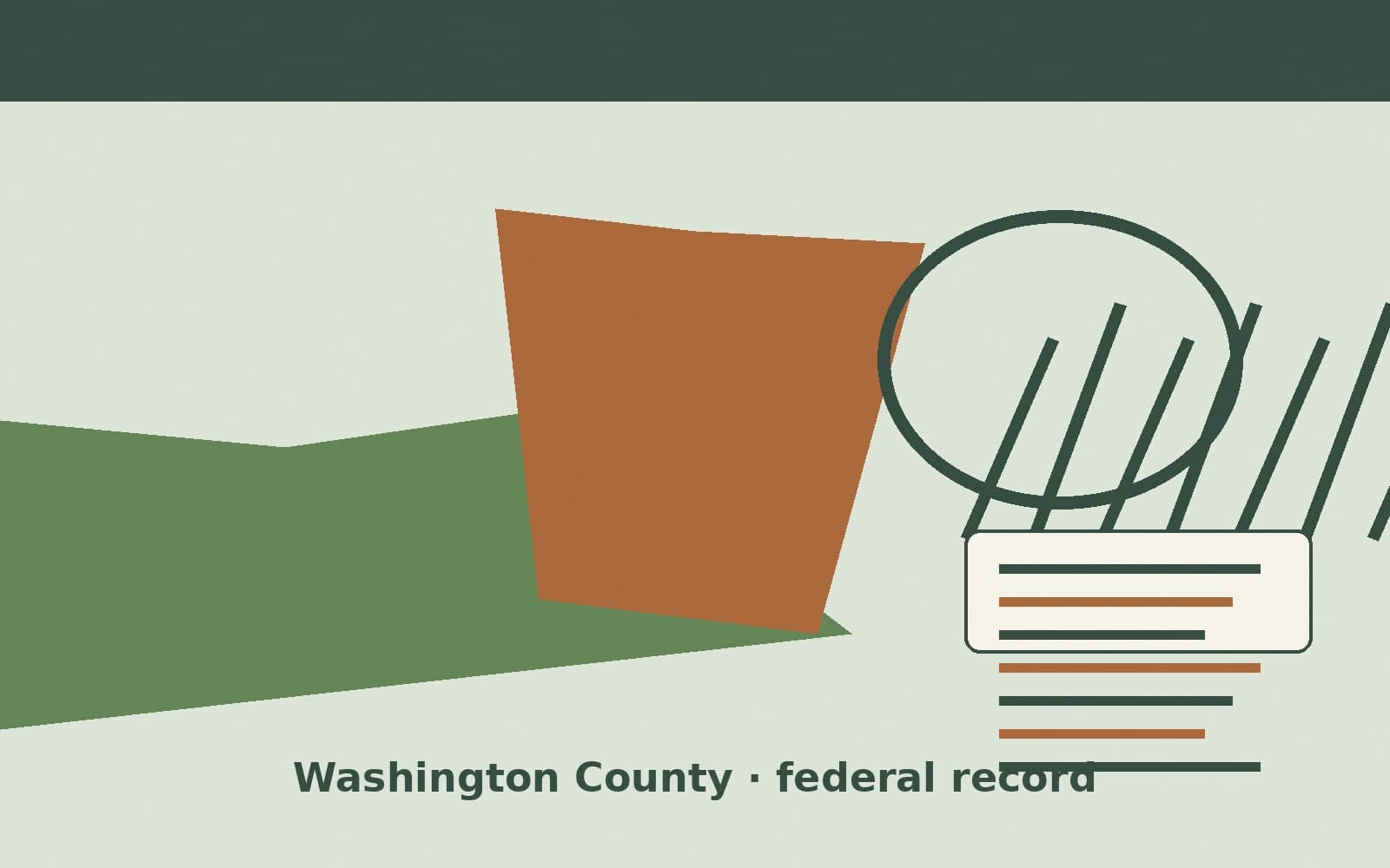 Public notice. Washington County, Tennessee, has a federal award on the public books. On October 1, 2026, the Department of Veterans Affairs recorded a blanket-purchase call of $2,