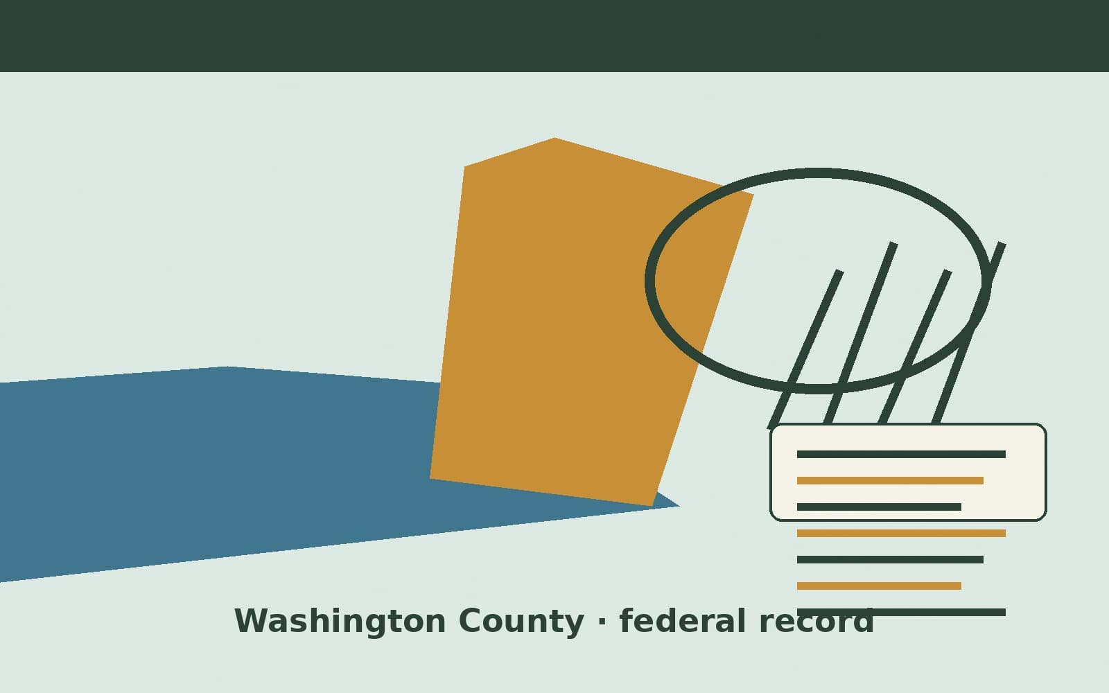 Public notice. Washington County, Texas, has a federal award on the public books. On September 28, 2026, the Department of Homeland Security recorded a blanket-purchase call of $55