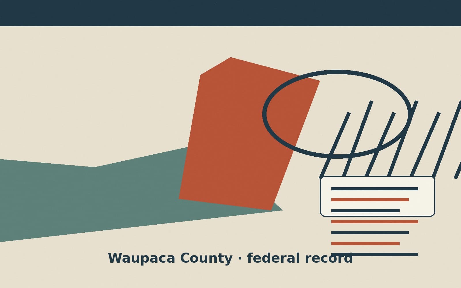 Public notice. Waupaca County, Wisconsin, has a federal award on the public books. On September 28, 2026, the Department of Homeland Security recorded a delivery order of $4,927,80