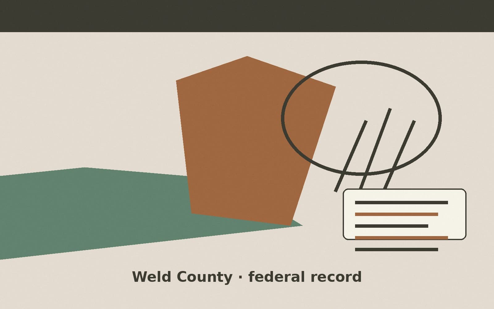 Public notice. Weld County, Colorado, has a federal award on the public books. On September 29, 2026, the Department of Health and Human Services recorded a project grant of $1,000