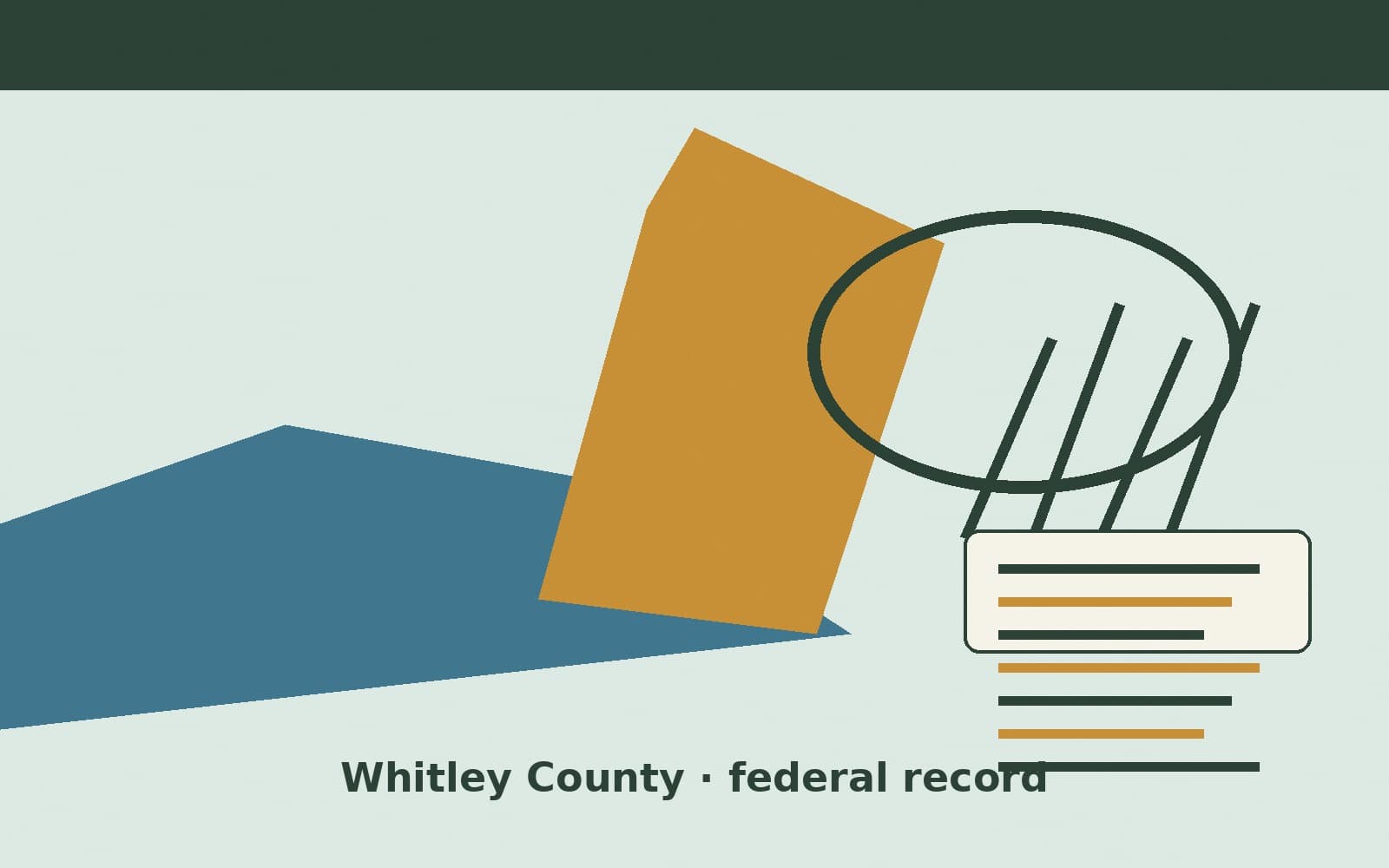 Public notice. Whitley County, Indiana, has a federal award on the public books. On September 15, 2026, the Department of Transportation recorded a formula grant of $838,905.60. Th