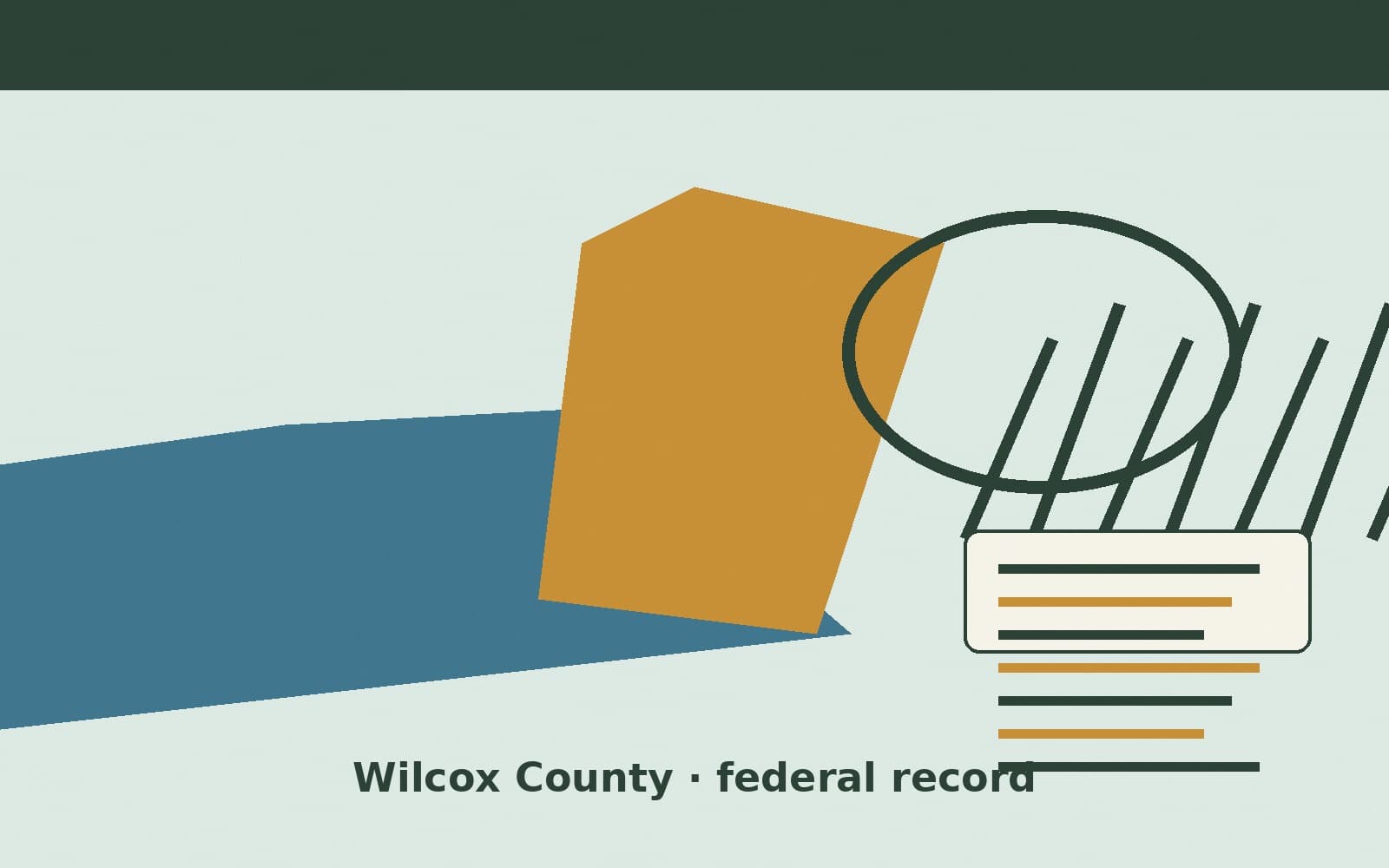 Public notice. Wilcox County, Alabama, has a federal award on the public books. On September 9, 2026, the Department of Health and Human Services recorded a project grant of $187,5