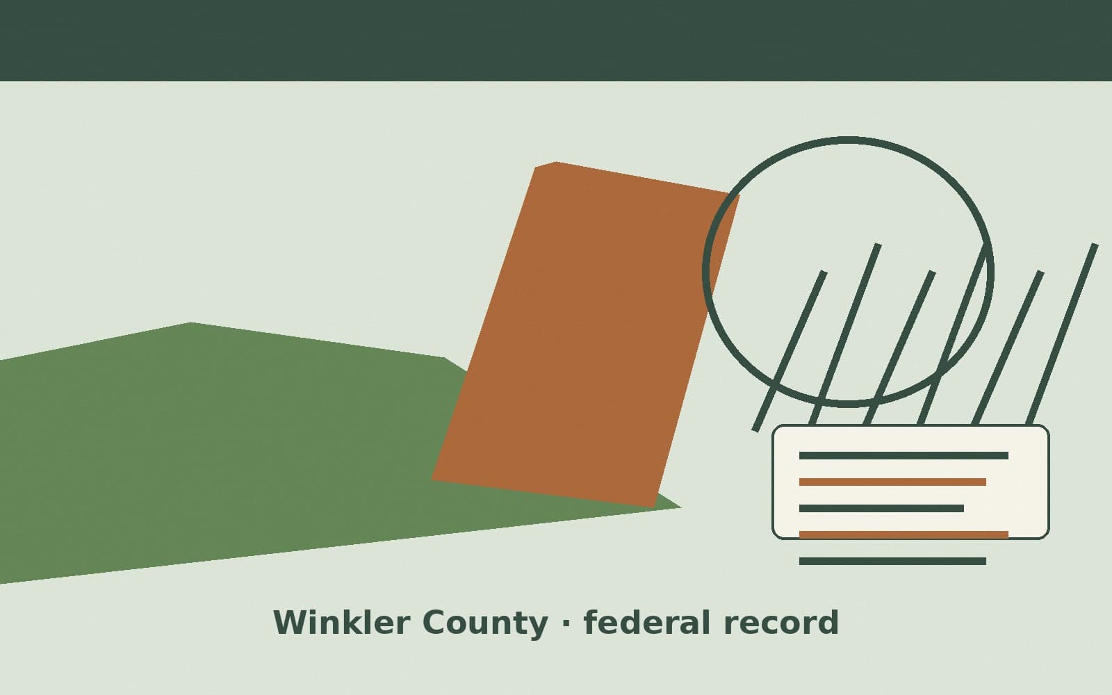 Public notice. Winkler County, Texas, has a federal award on the public books. On August 28, 2026, the Department of Education recorded a formula grant of $48,206. The recipient on