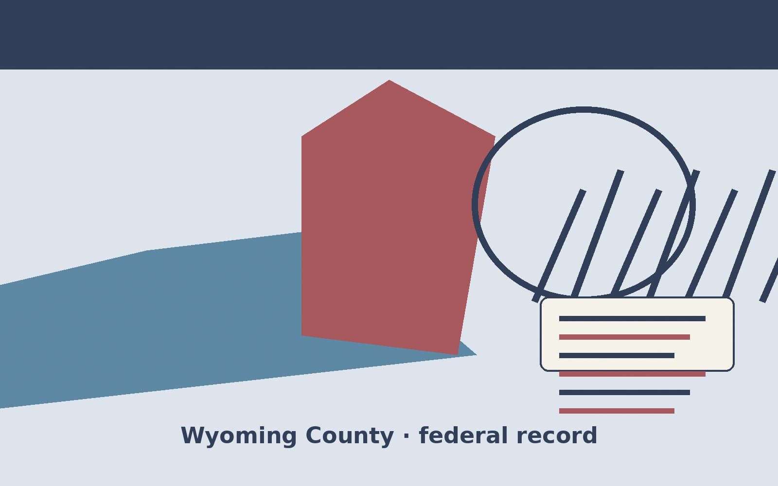Public notice. Wyoming County, Pennsylvania, has a federal award on the public books. On September 29, 2026, the Department of Agriculture recorded a purchase order of $63,000. The