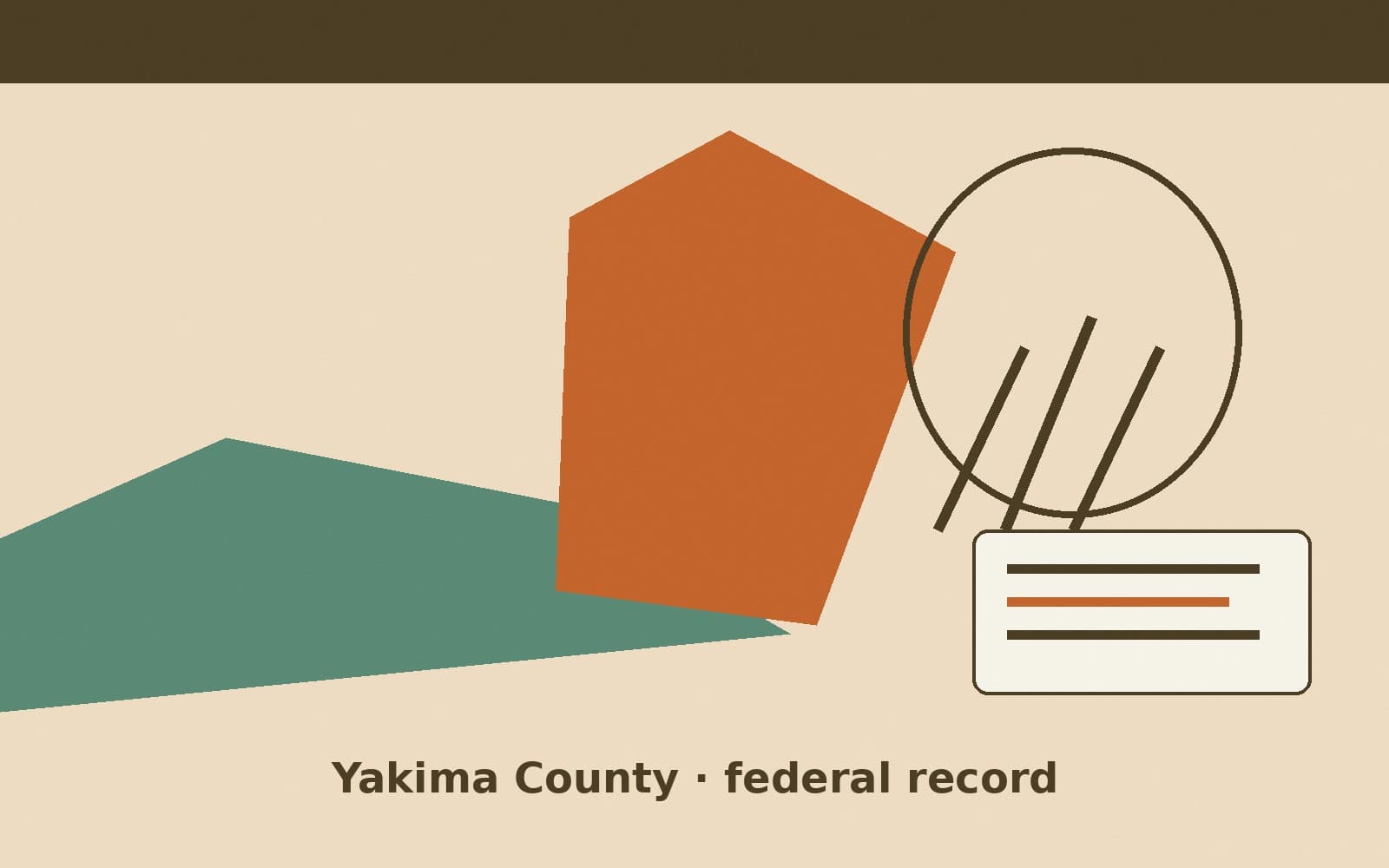 Public notice. Yakima County, Washington, has a new federal food contract. On August 27, 2026, the Agricultural Marketing Service recorded definitive contract 123J1426C1845 for $65