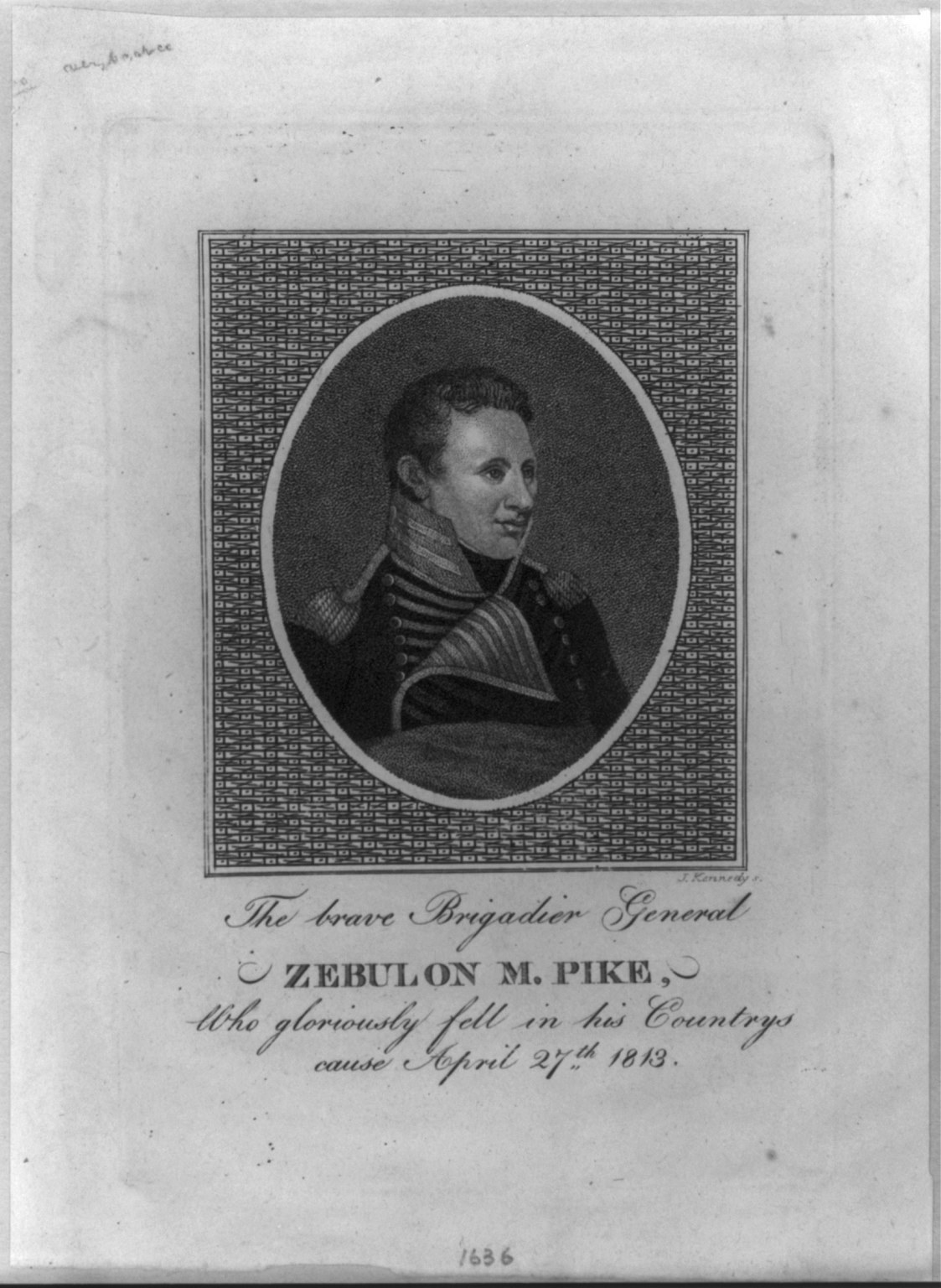 Portrait of Zebulon Montgomery Pike